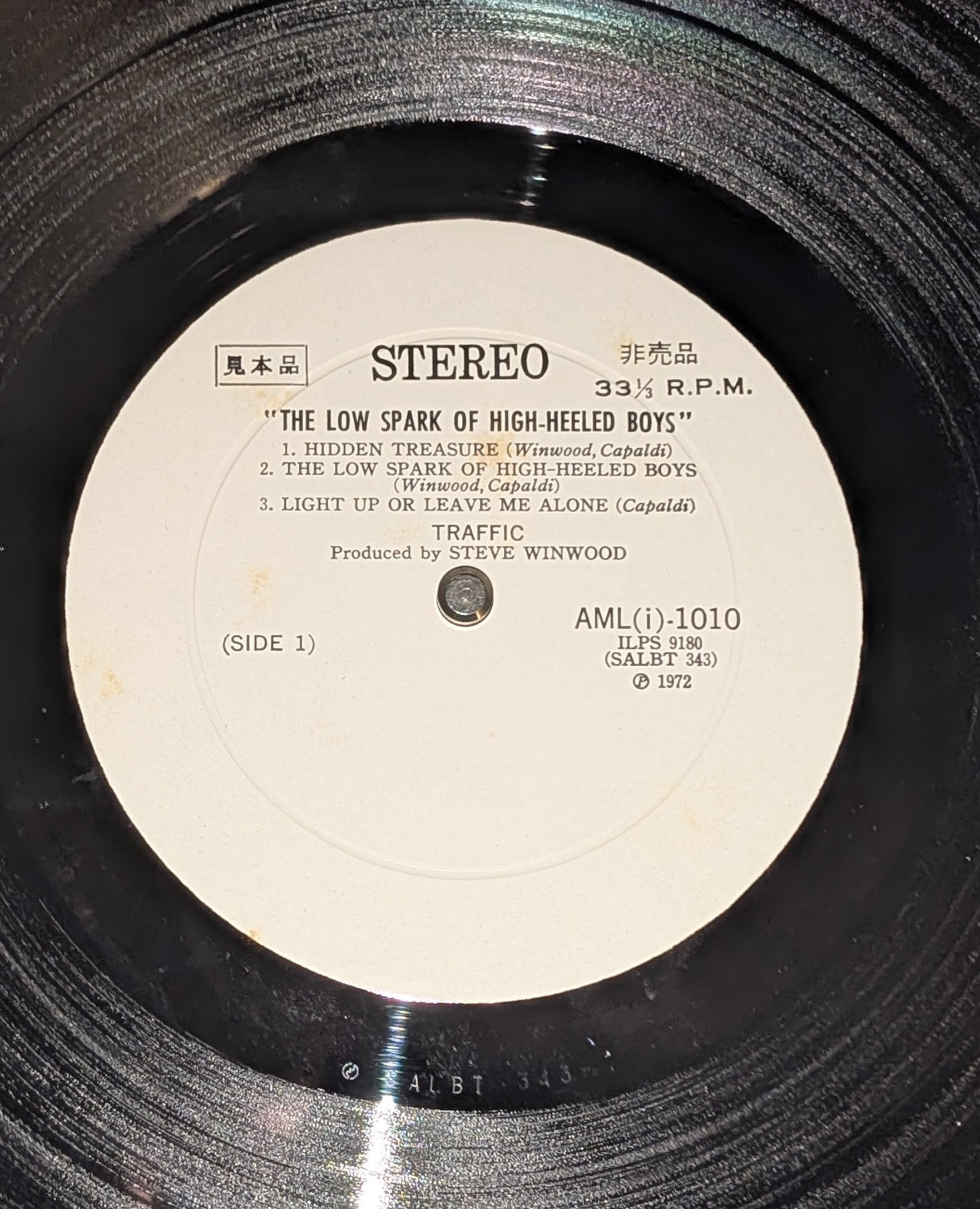 Traffic - The Low Spark Of High Heeled Boys (White Label Promo)