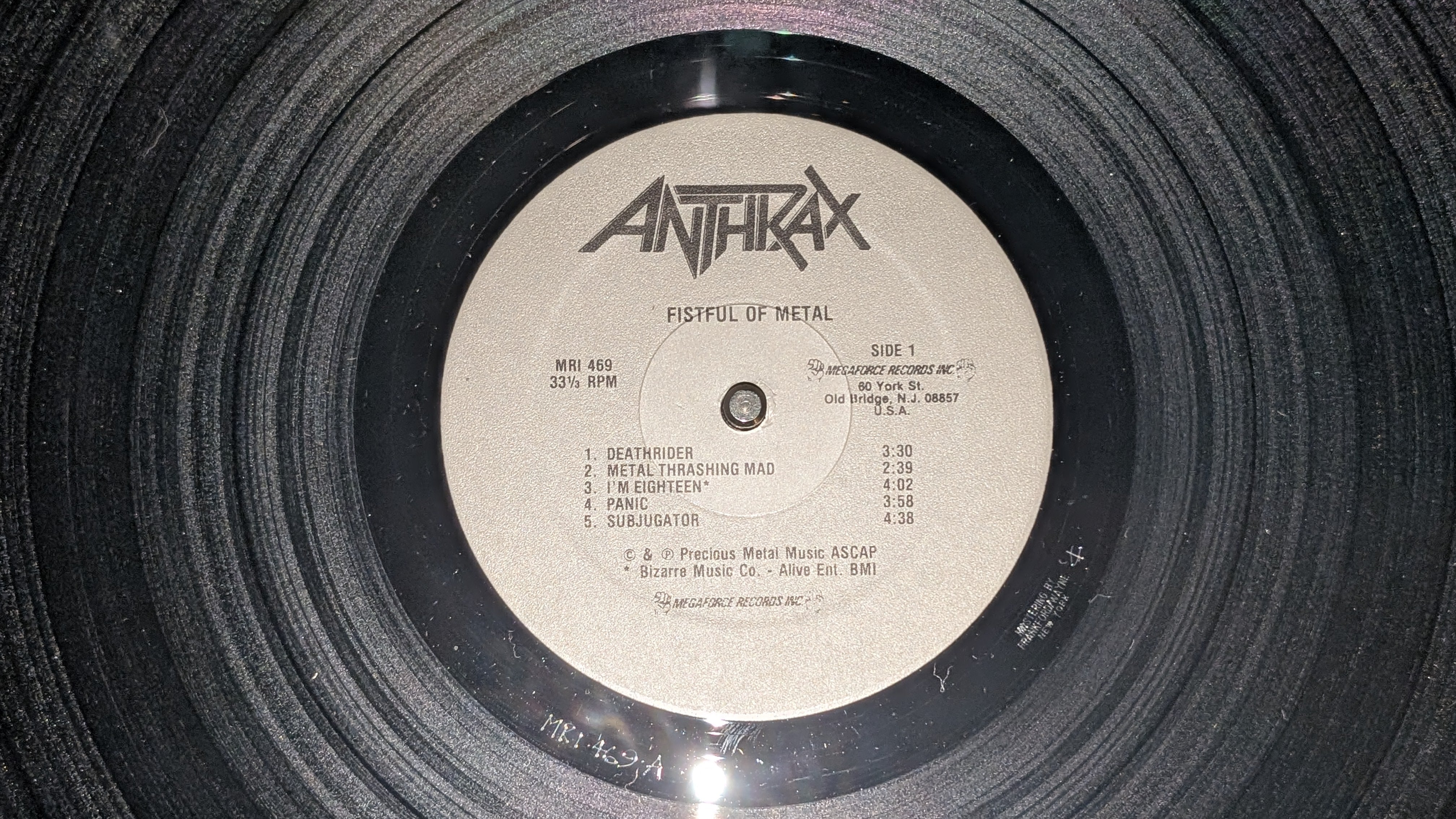 Anthrax - Fistful Of Metal
