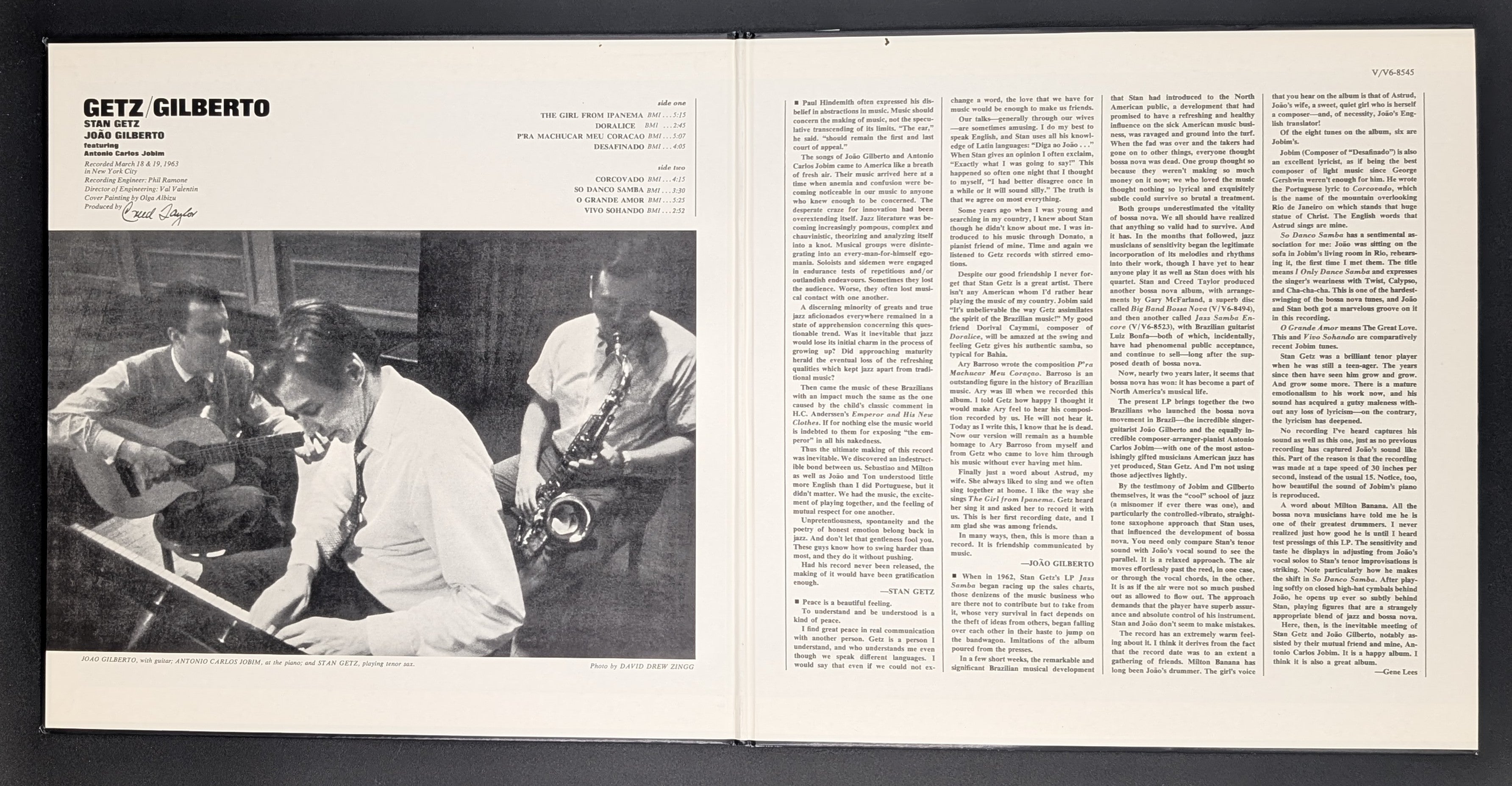 Stan Getz / João Gilberto Featuring Antonio Carlos Jobim - Getz / Gilberto