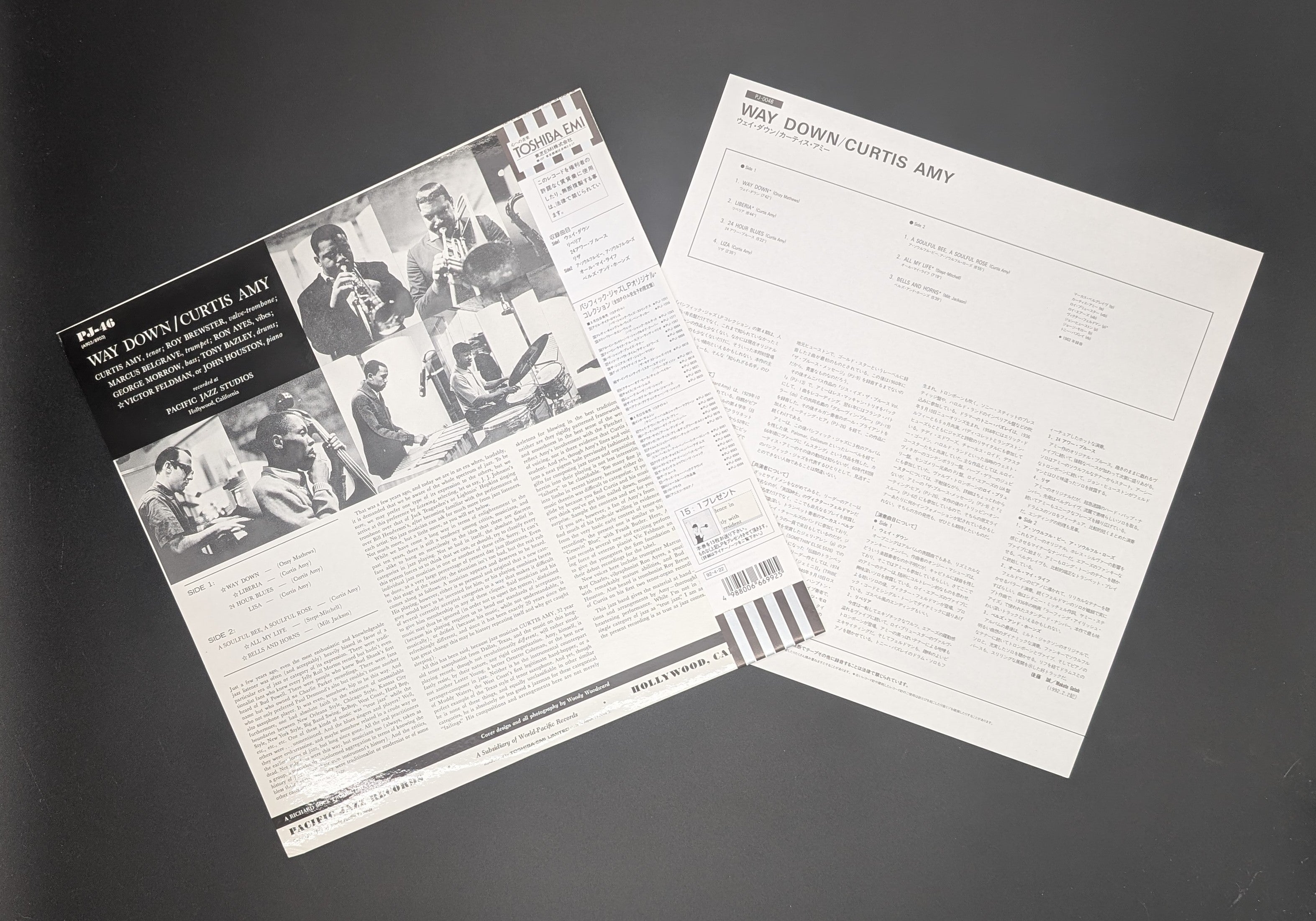 Curtis Amy Featuring Victor Feldman - Way Down