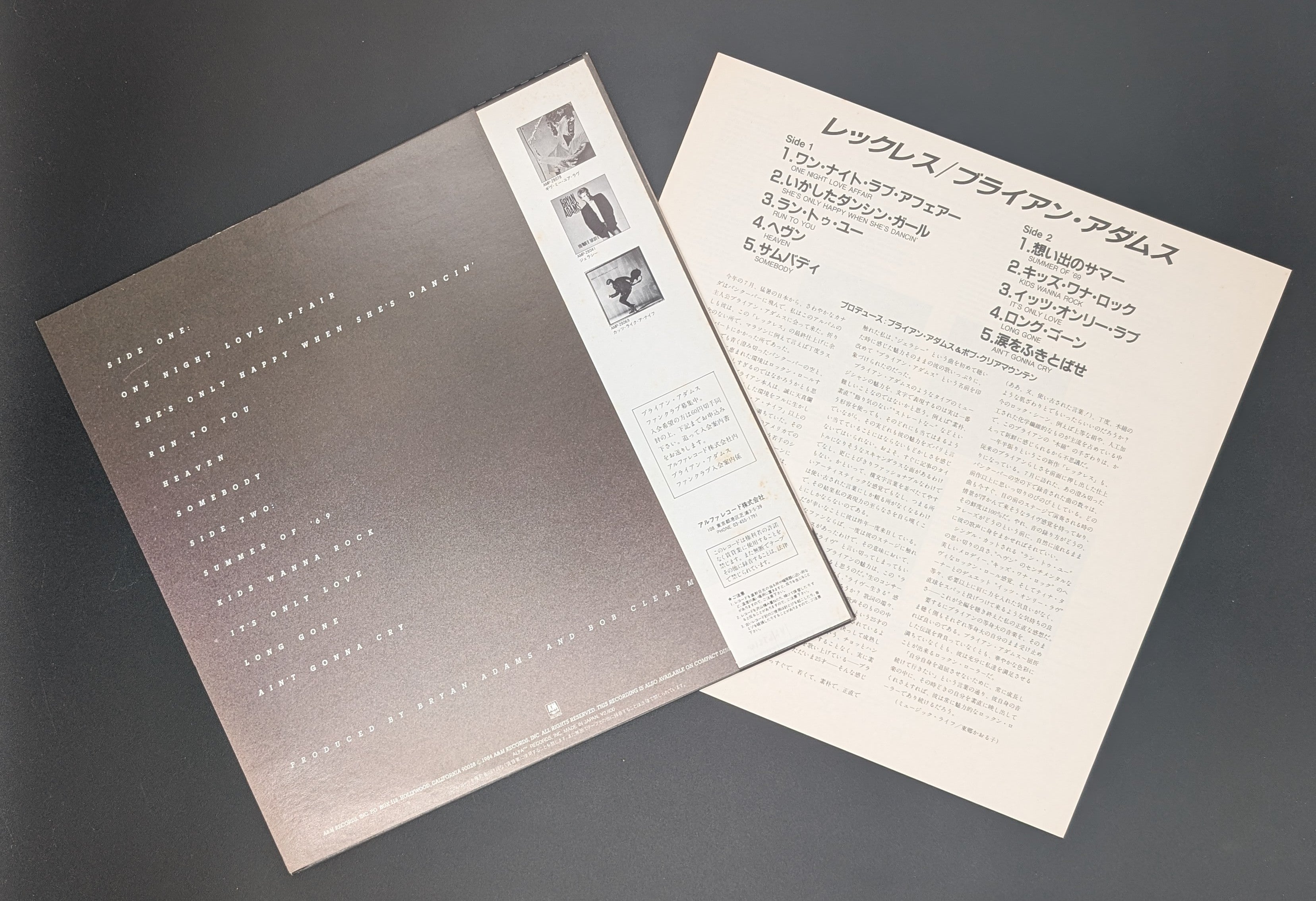 Bryan Adams -Reckless