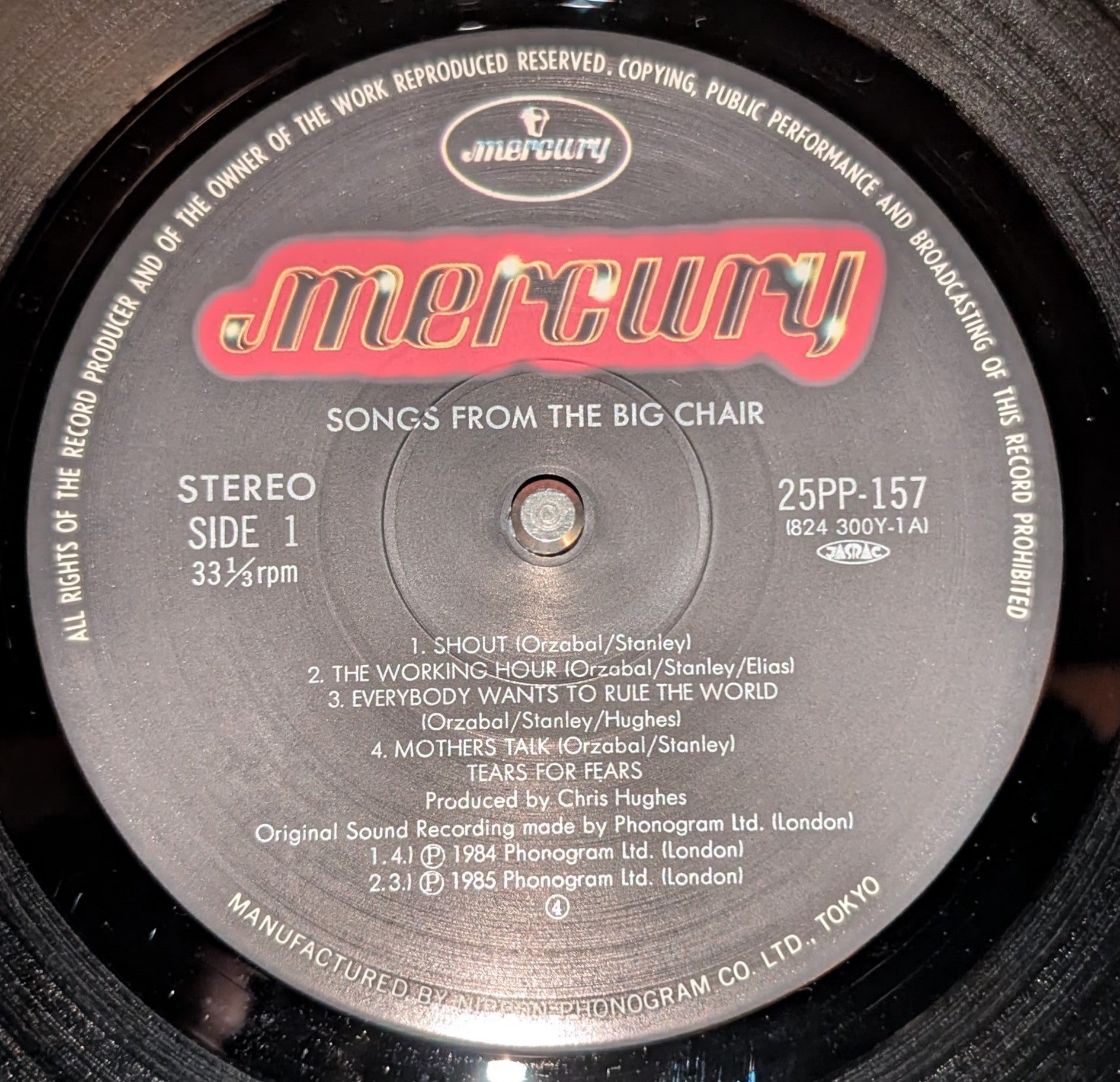 Tears For Fears - Songs From The Big Chair