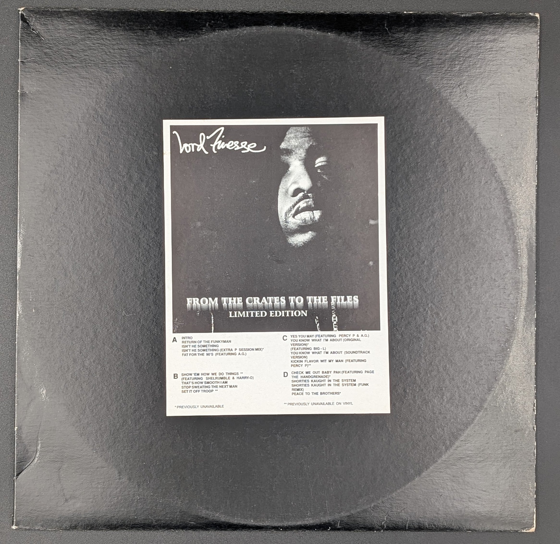 Lord Finesse - From The Crates To The Files