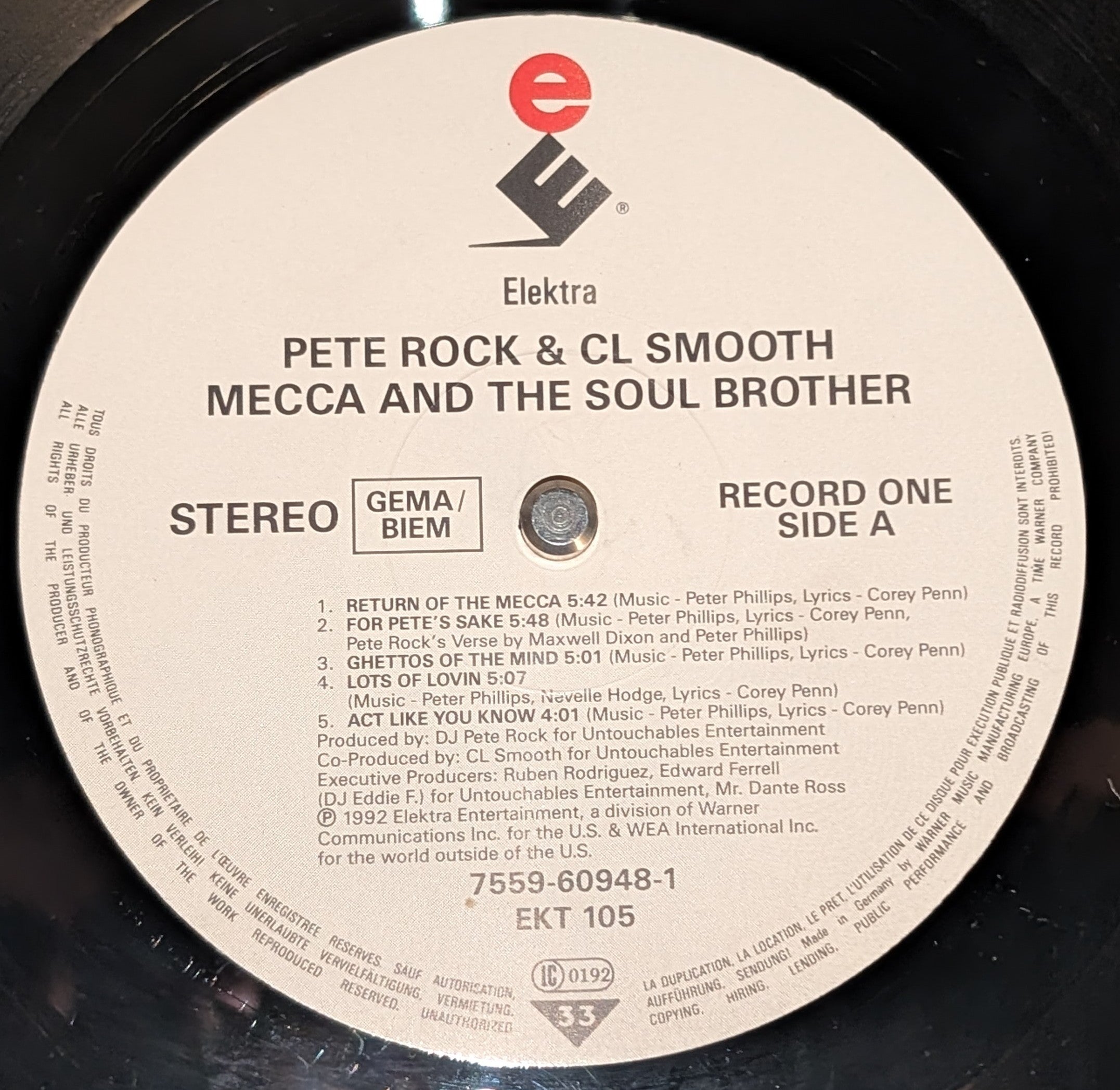 Pete Rock & C.L. Smooth - Mecca And The Soul Brother