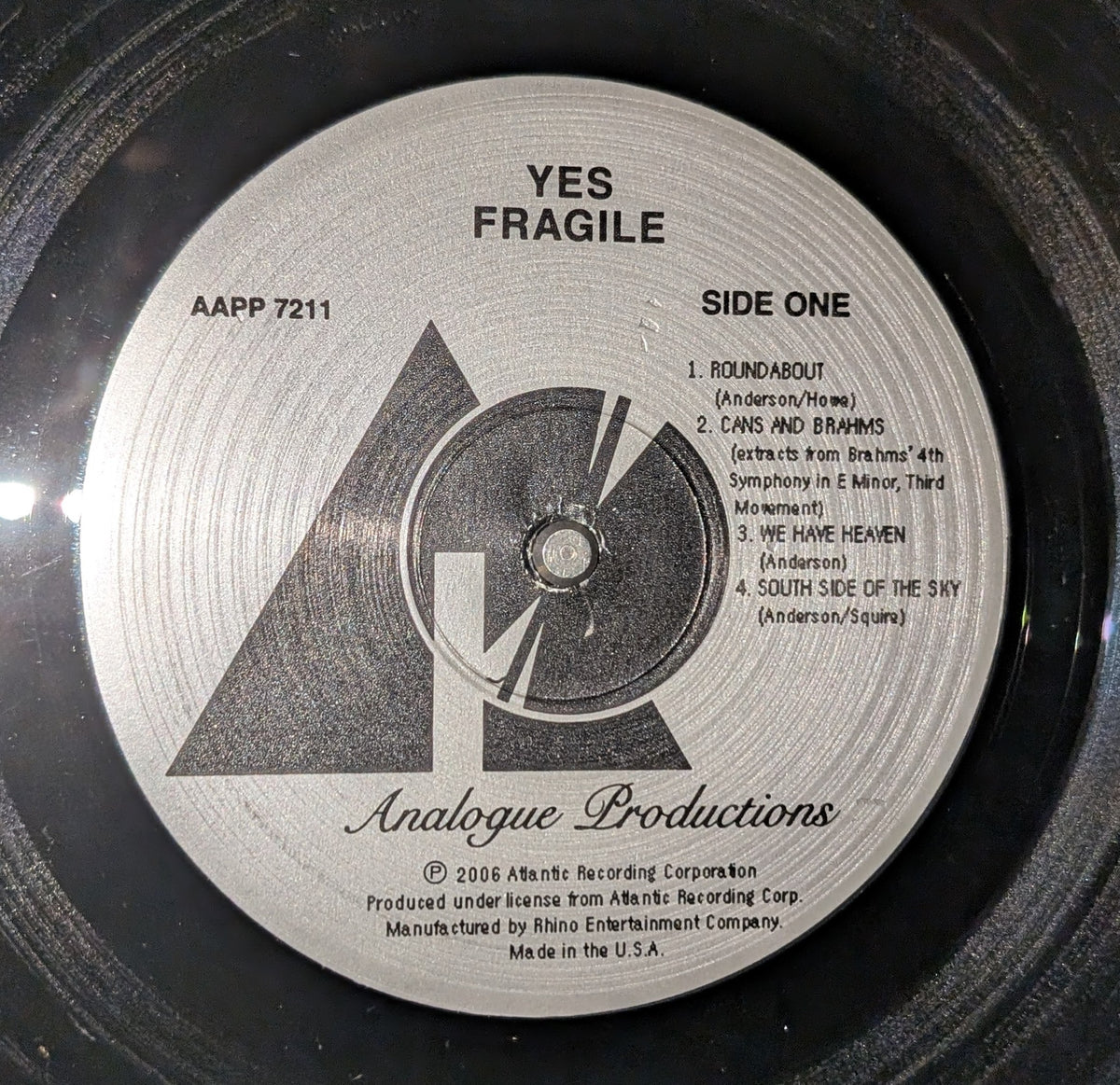 Yes - Fragile