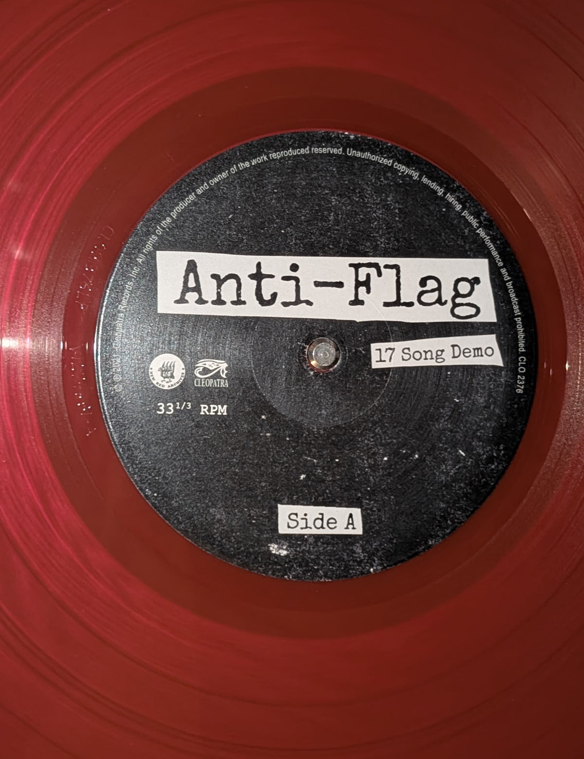 Anti-Flag - 17 Song Demo