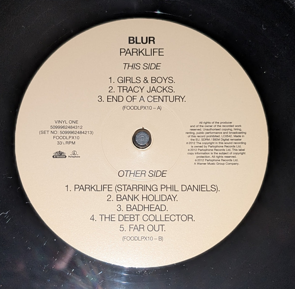 Blur - Parklife ** Sold **