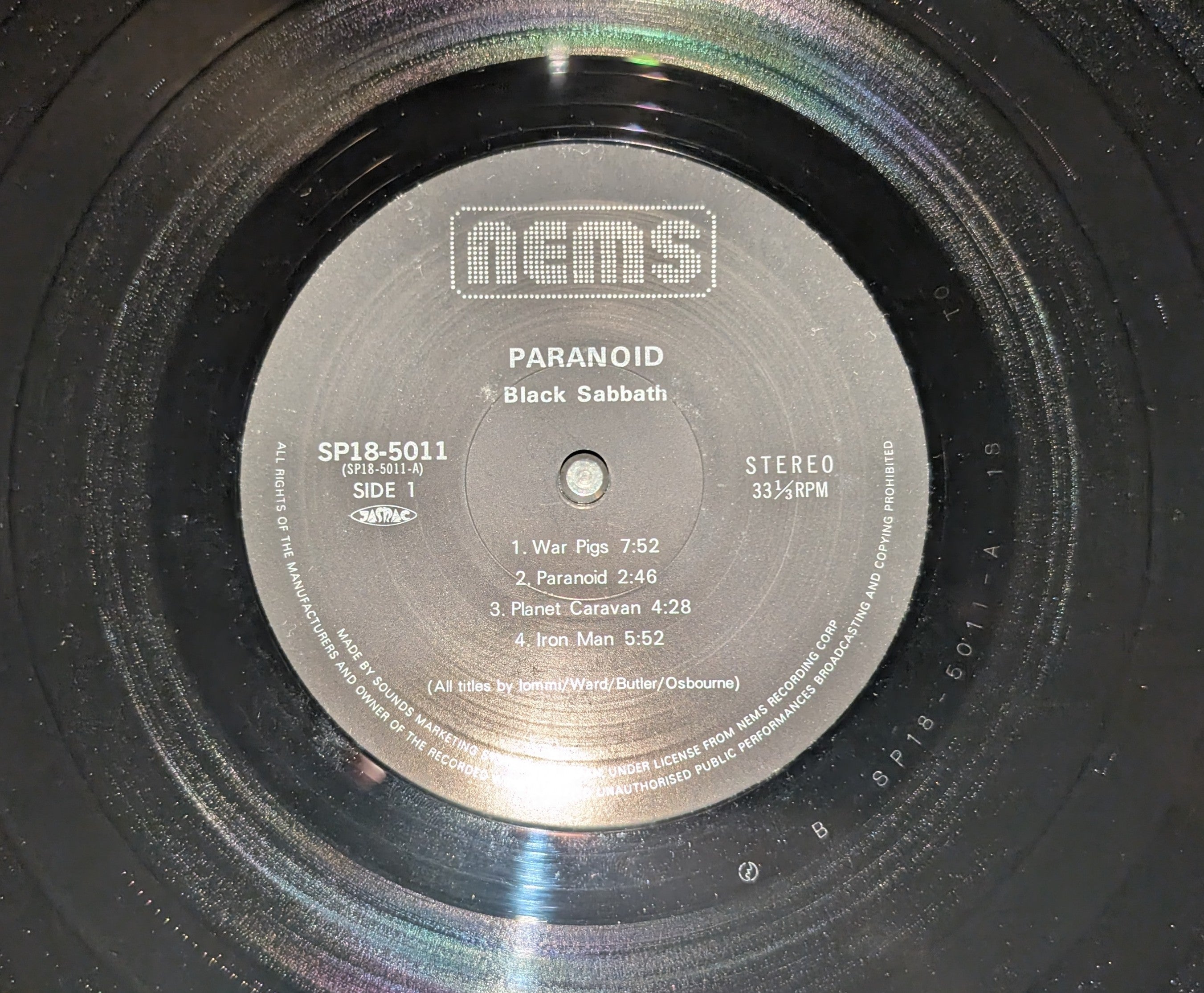 Black Sabbath - Paranoid