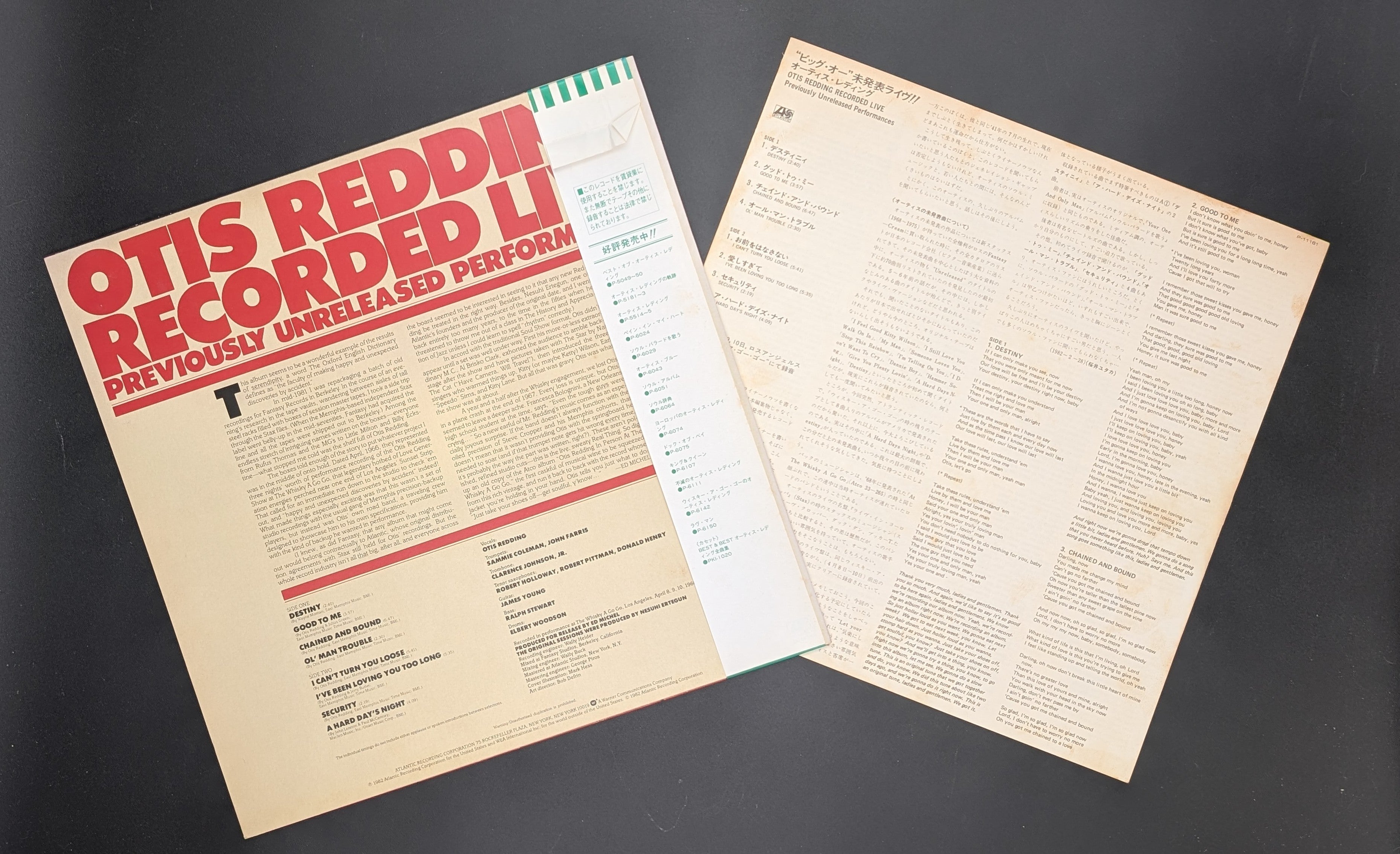 Otis Redding - Recorded Live (Previously Unreleased Performances)