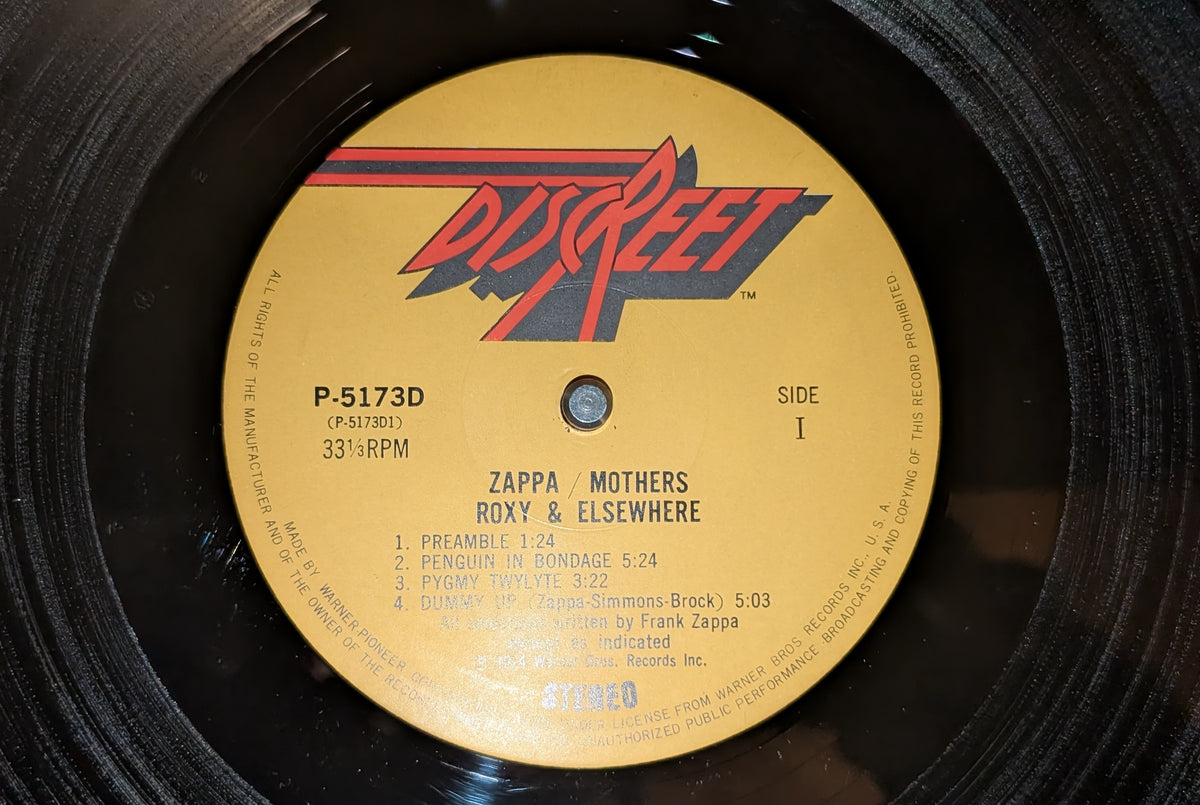 Frank Zappa / The Mothers - Roxy & Elsewhere