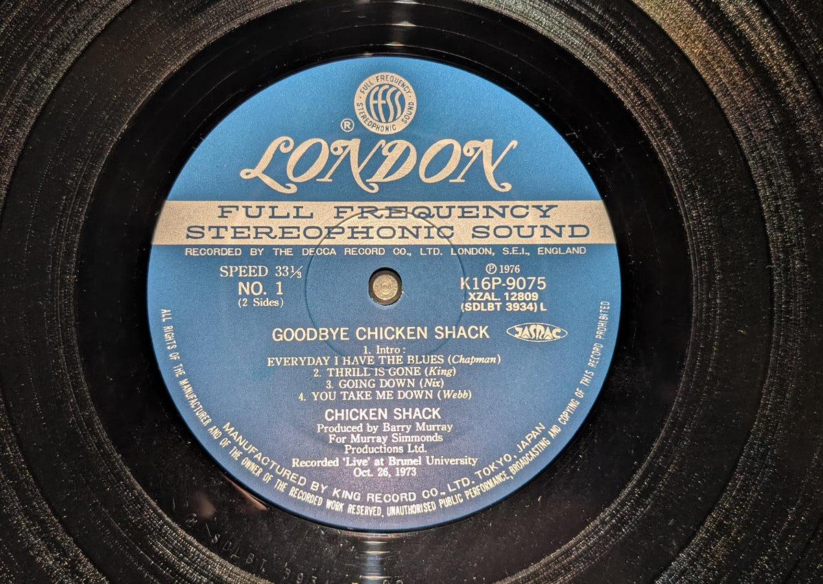 Chicken Shack featuring Stan Webb - Goodbye Chicken Shack