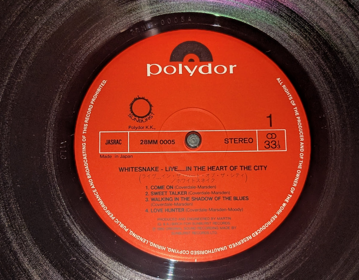 Whitesnake - Live... In The Heart Of The City