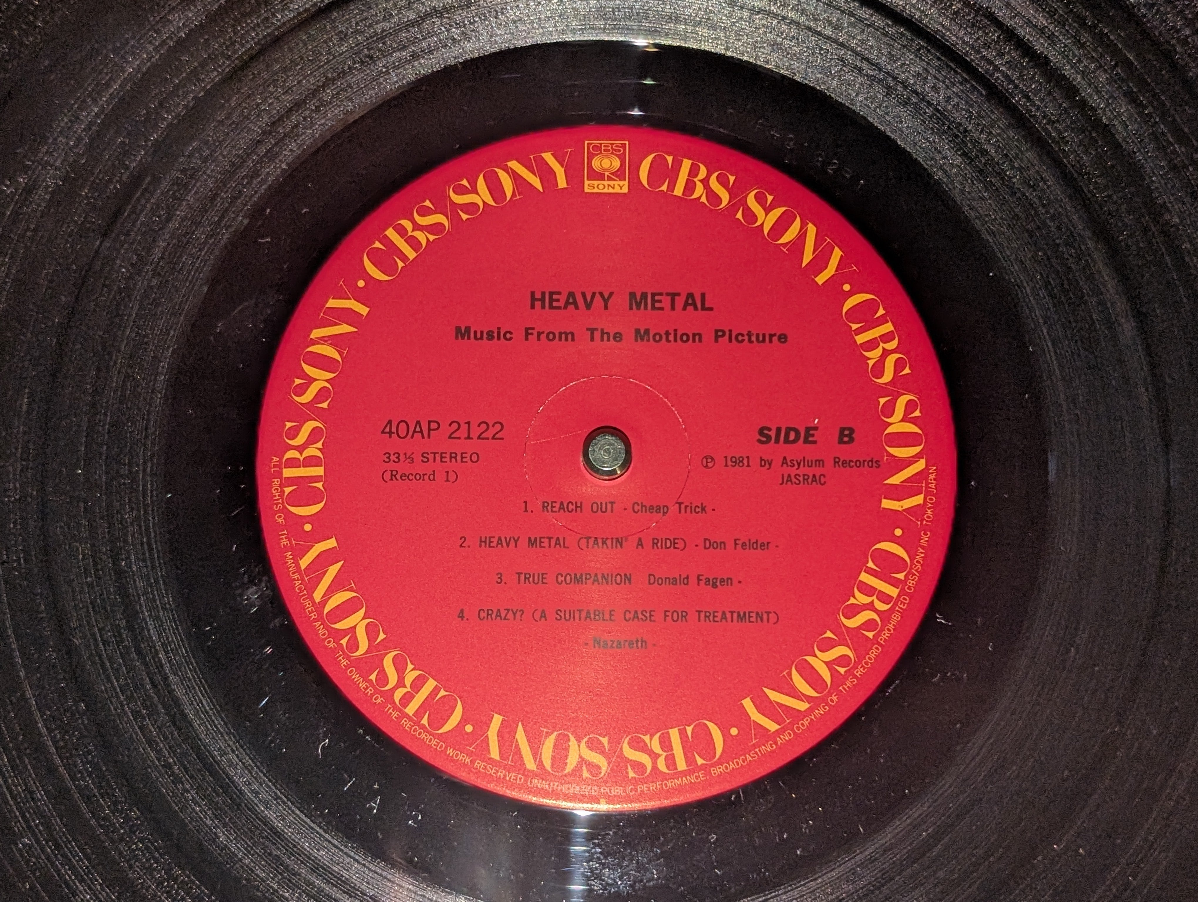 Various - Heavy Metal - Music From The Motion Picture