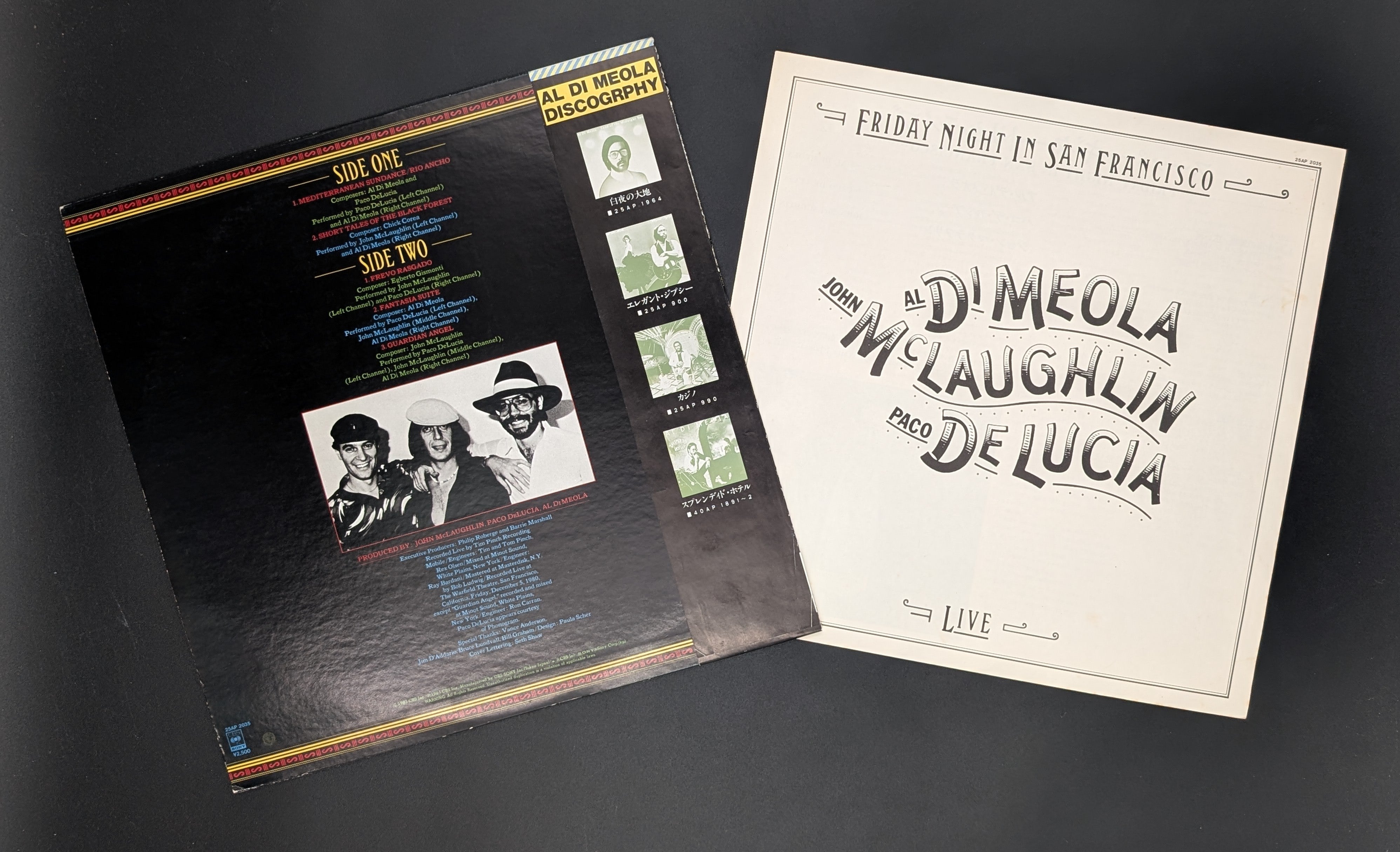 Al Di Meola / John McLaughlin / Paco De LucÃa - Friday Night In San Francisco