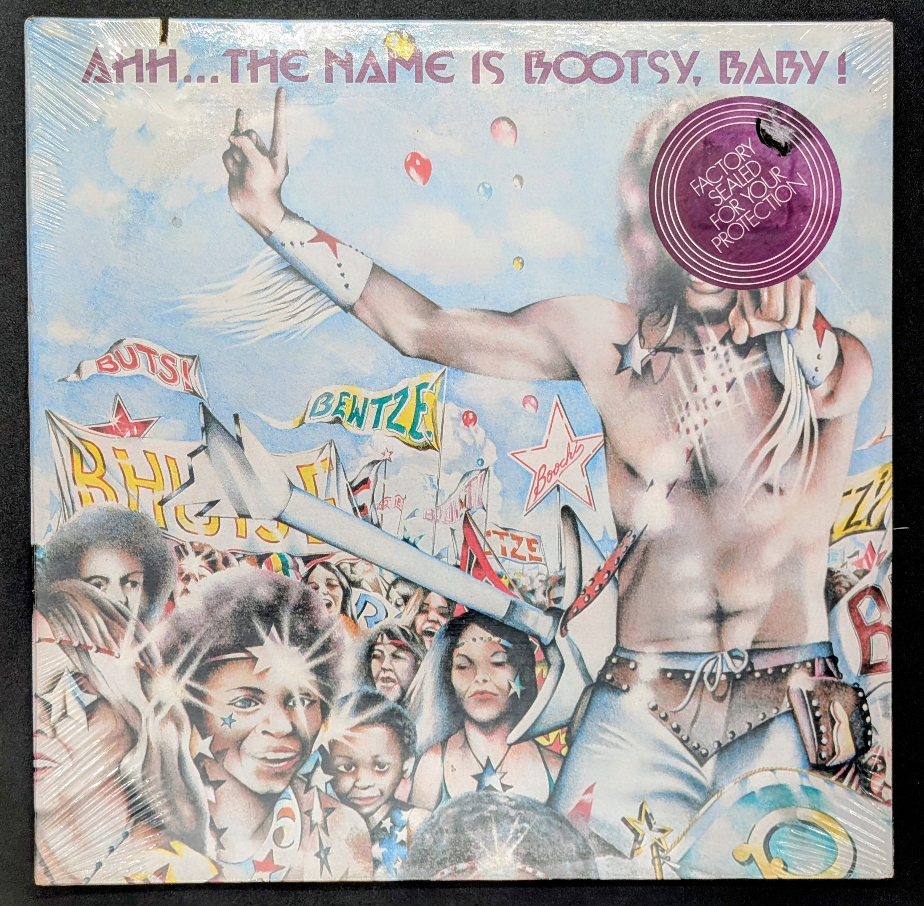 Bootsy's Rubber Band - Ahh...The Name Is Bootsy, Baby! (Sealed Vintage) ** Sold **