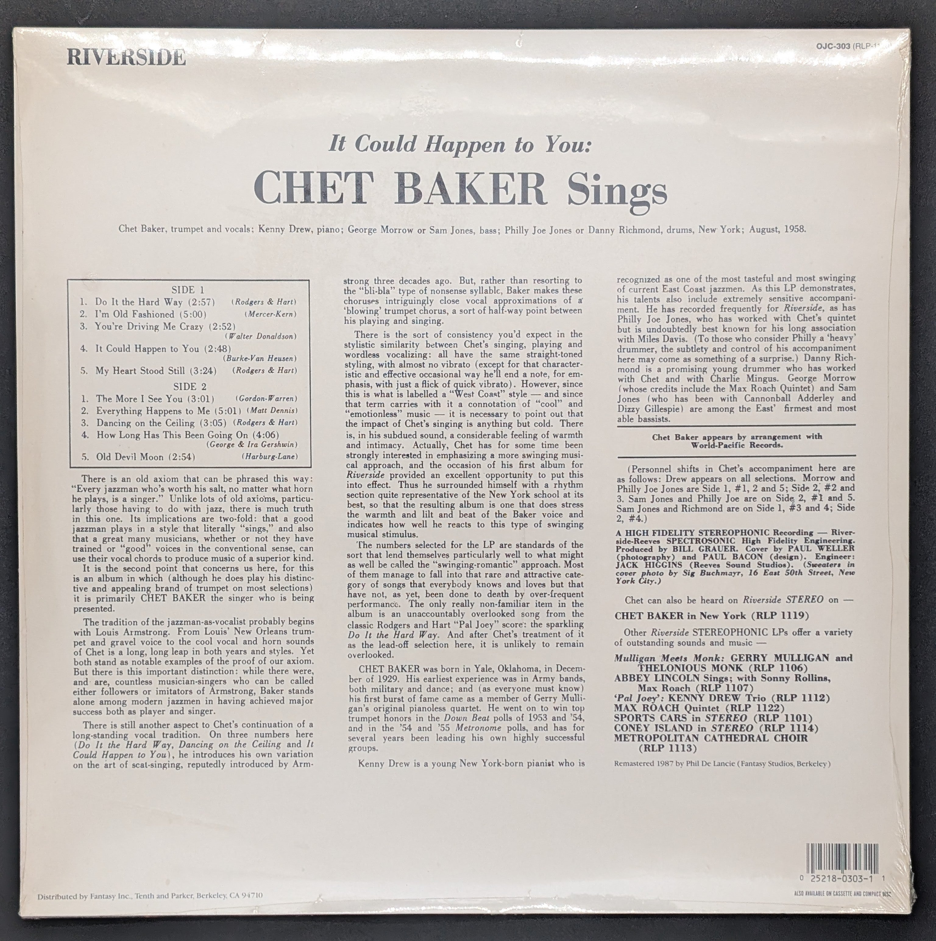 Chet Baker - It Could Happen To You