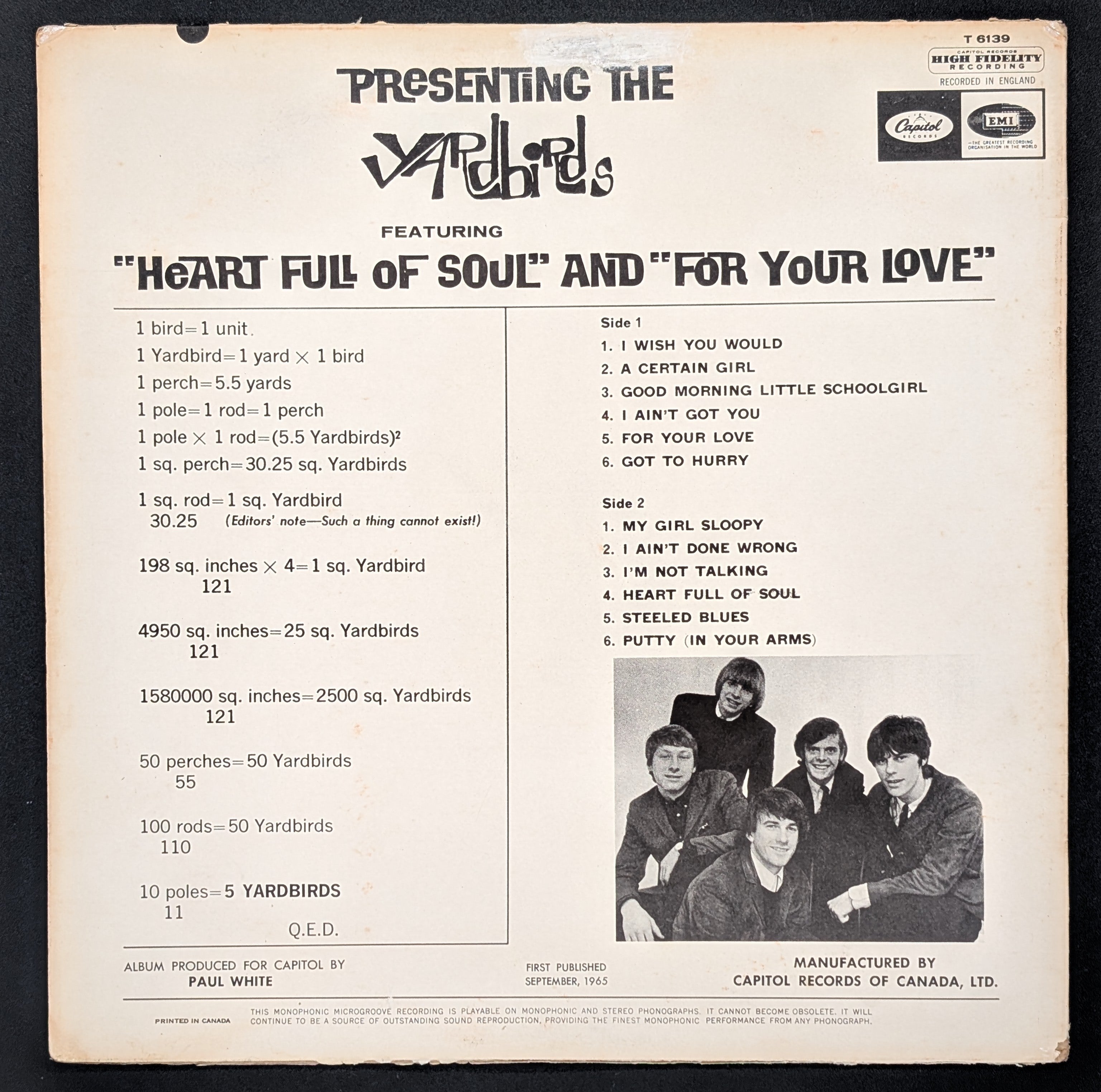 The Yardbirds - Heart Full Of Soul