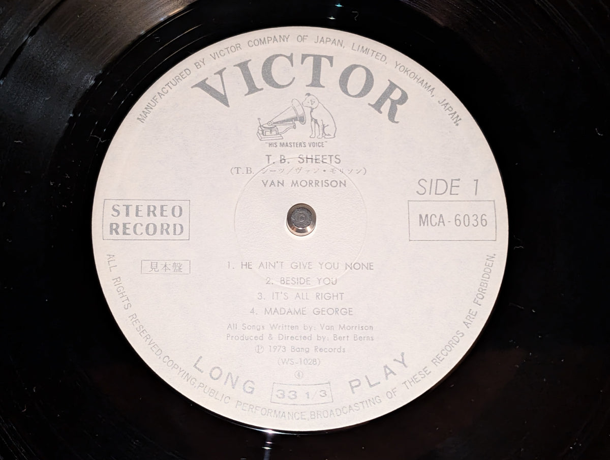 Van Morrison - T.B. Sheets (WLP)