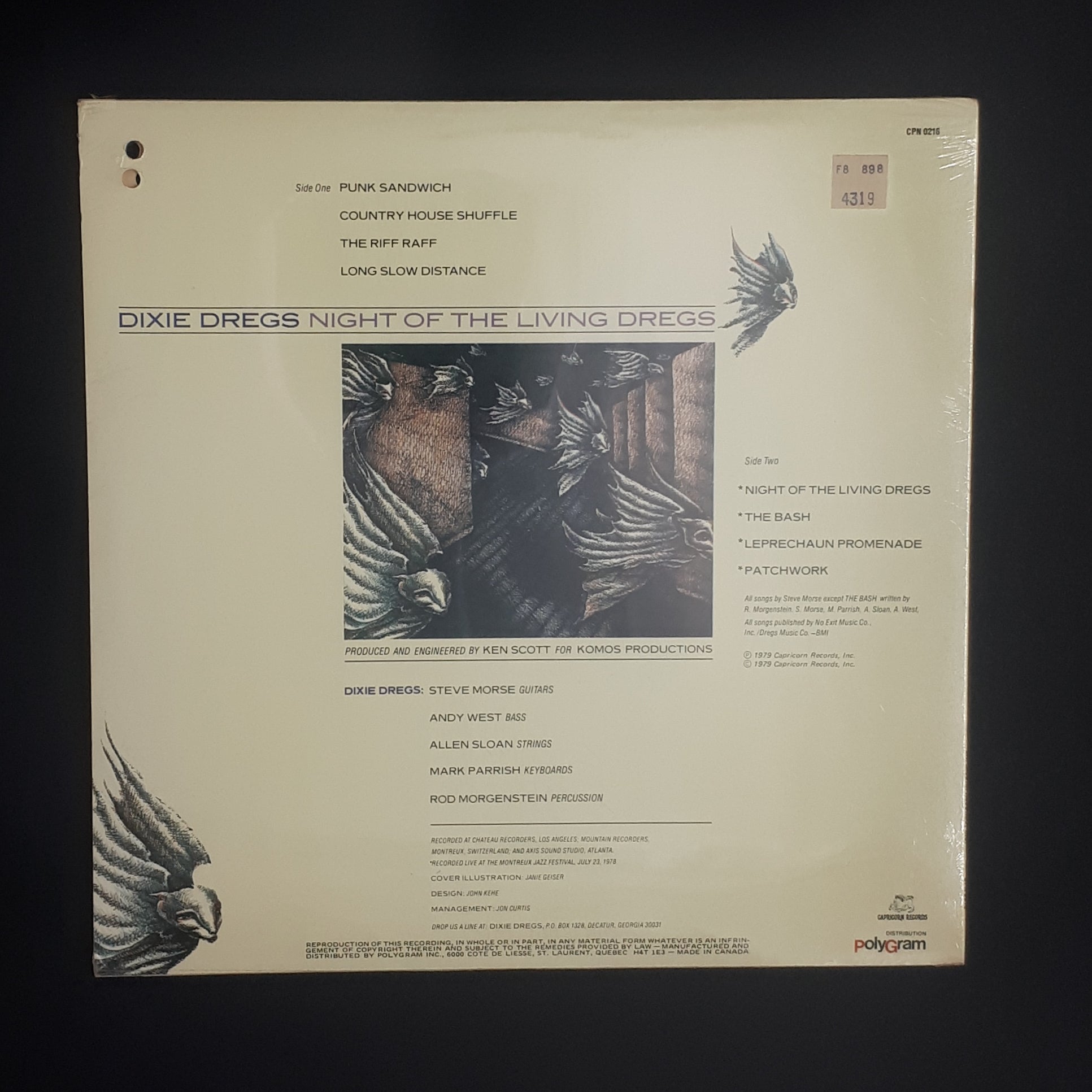 Dixie Dregs - Night Of The Living Dregs (Sealed Vintage)