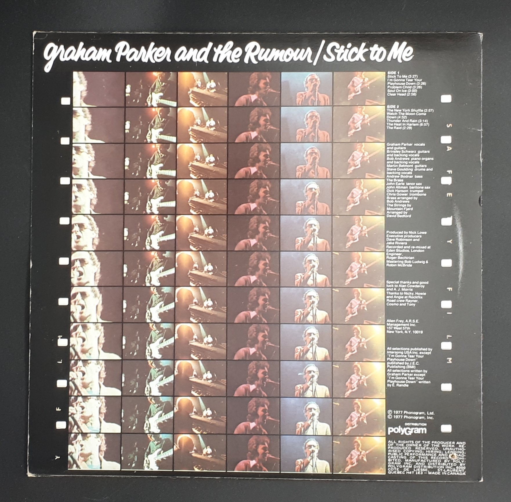 Graham Parker And The Rumour - Stick To Me