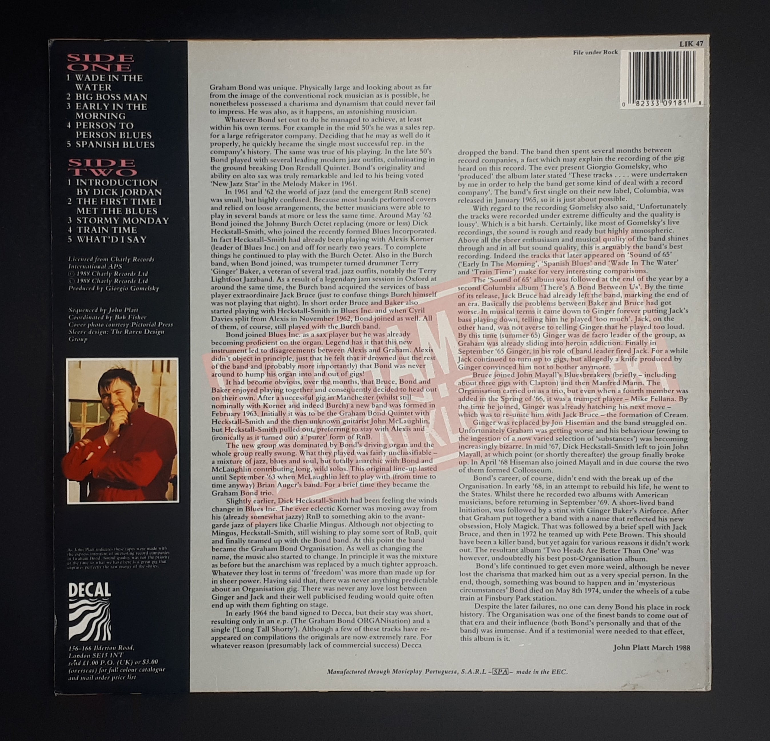The Graham Bond Organization - Live At Klooks Kleek