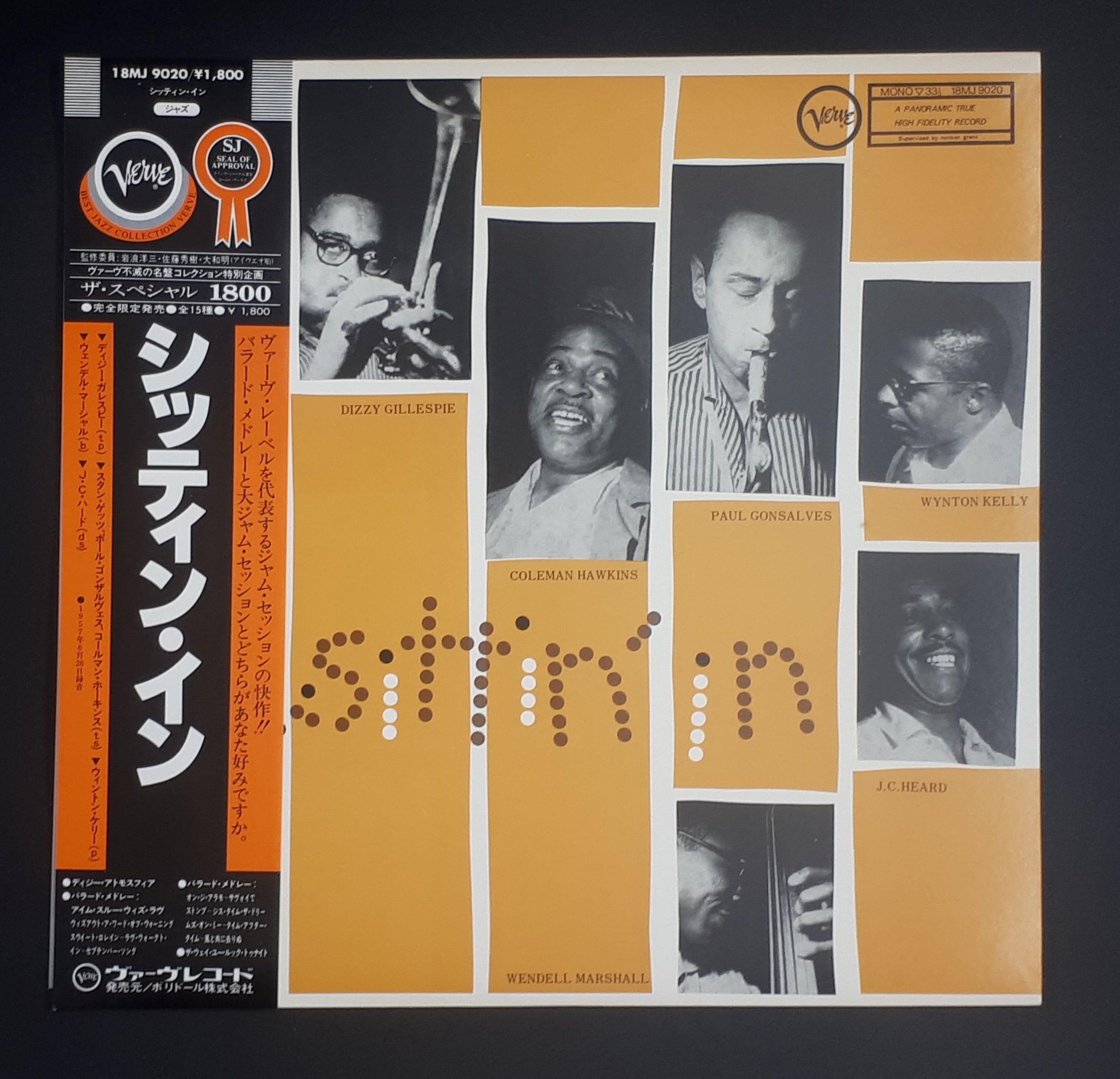 Stan Getz, Dizzy Gillespie, Coleman Hawkins, Paul Gonsalves, Wynton Kelly, J.C. Heard, Wendell Marshall - Sittin' In