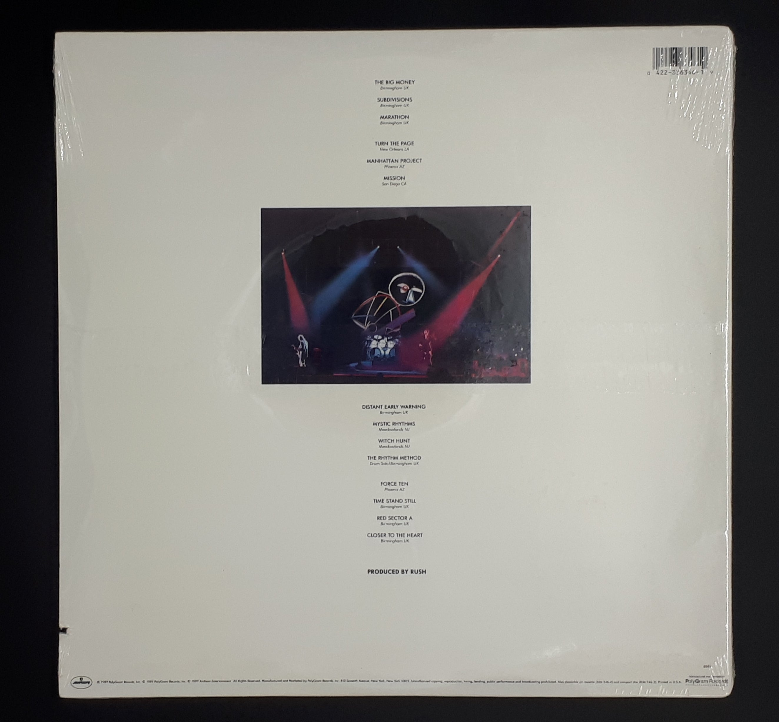 Rush - A Show Of Hands (Sealed Vintage) ** Sold **