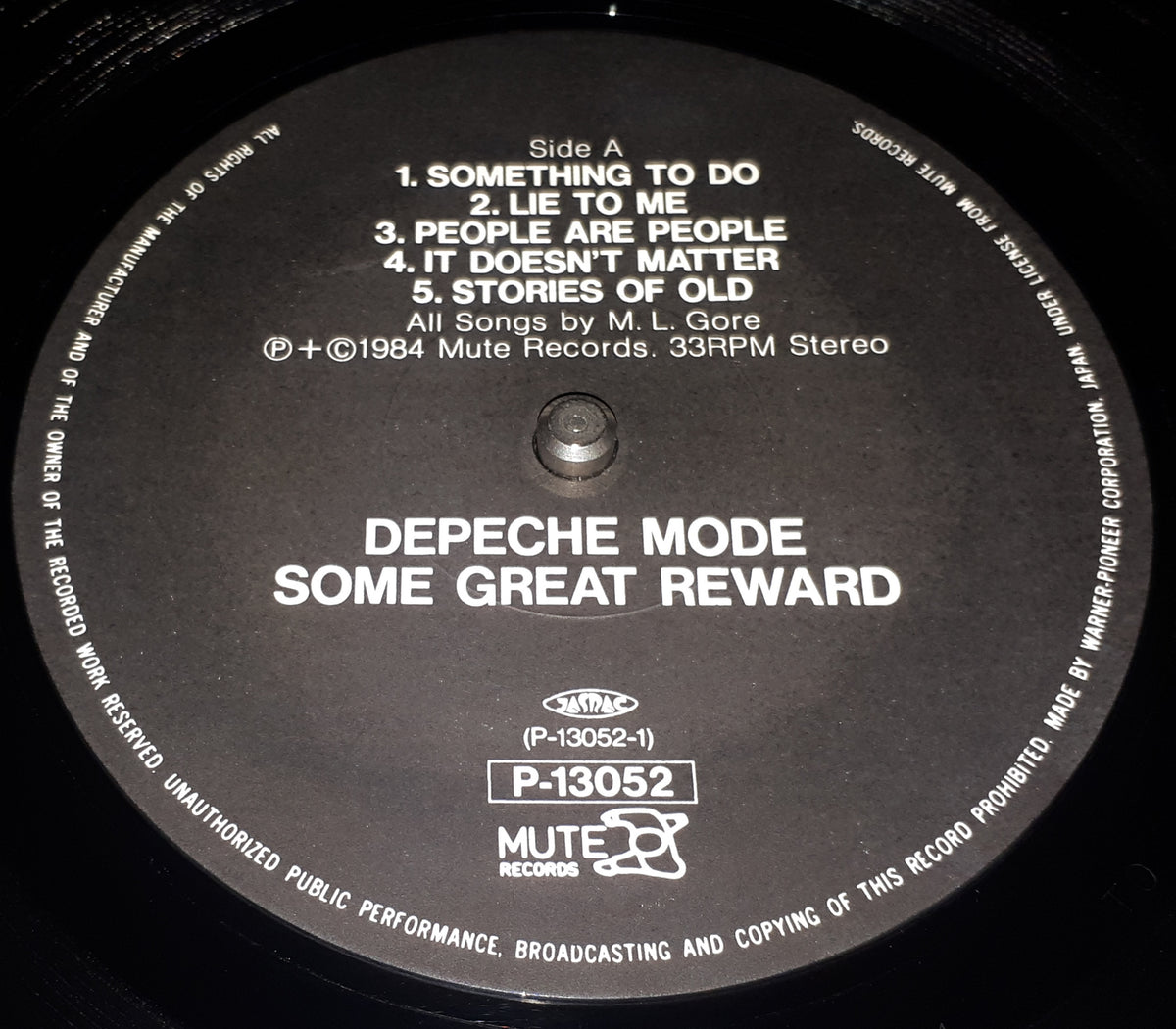 Depeche Mode - Some Great Reward