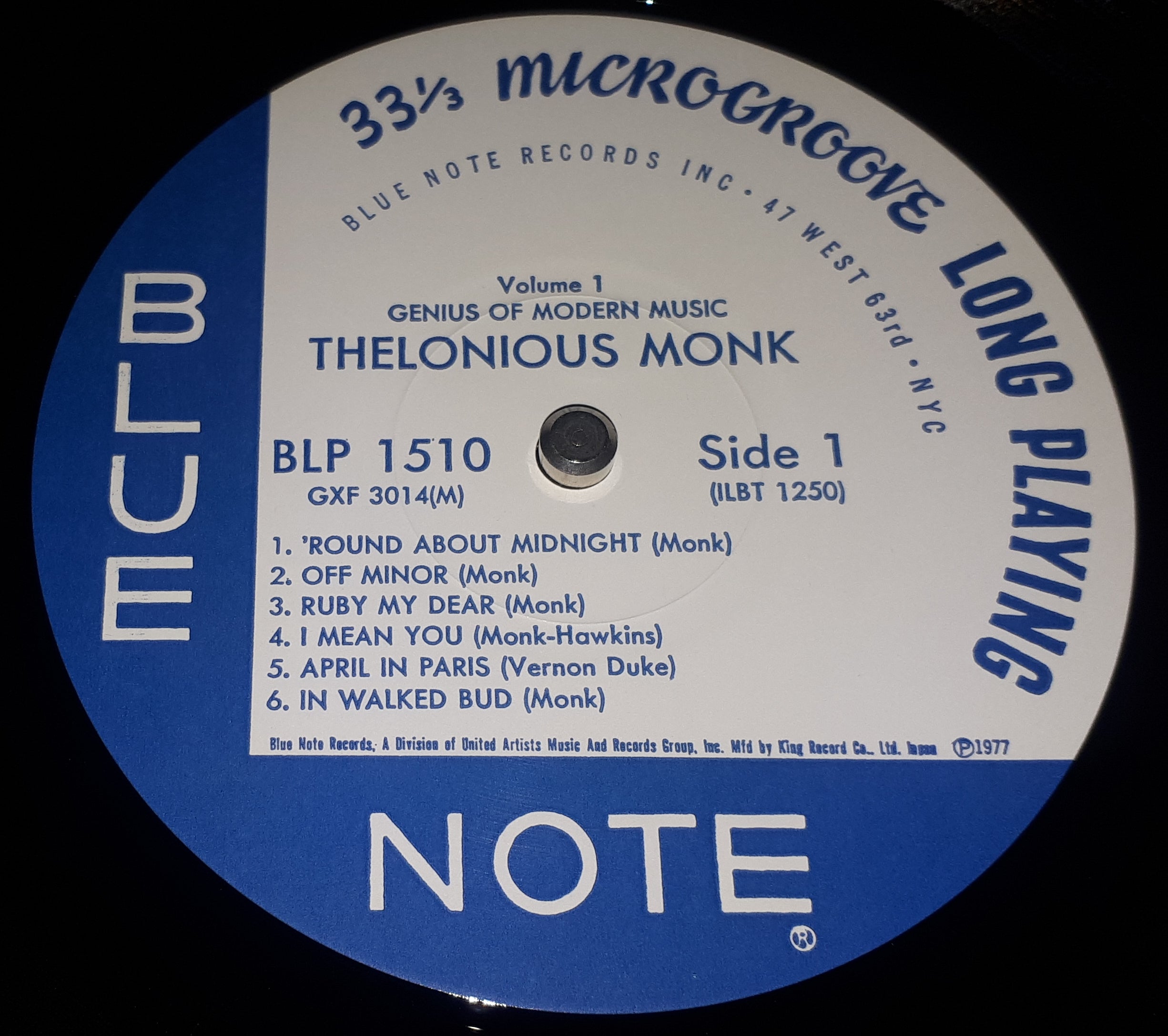Thelonious Monk - Genius Of Modern Music Volume 1