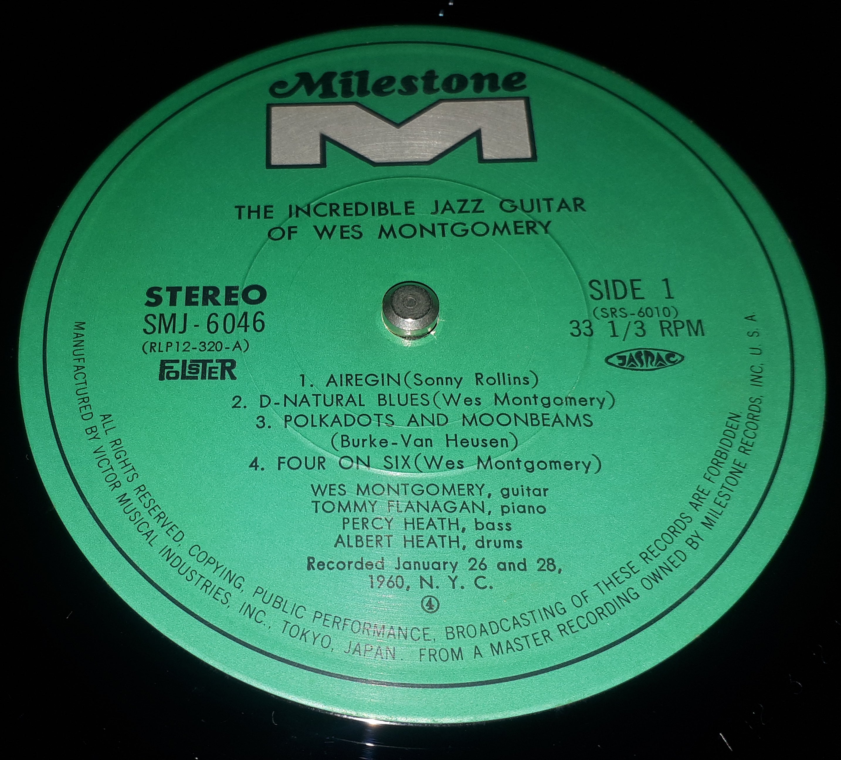 Wes Montgomery - The Incredible Jazz Guitar Of Wes Montgomery