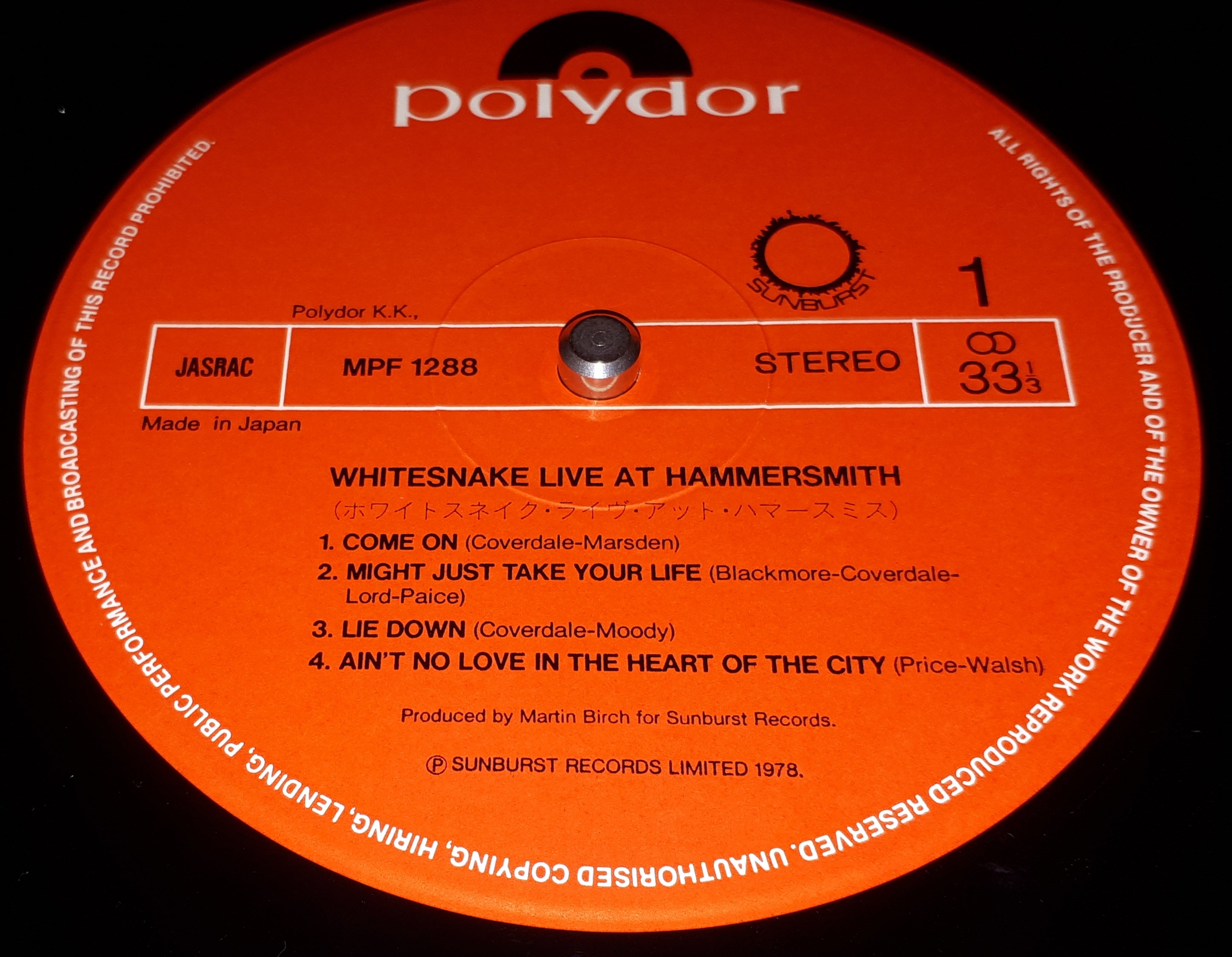 Whitesnake - Live At Hammersmith