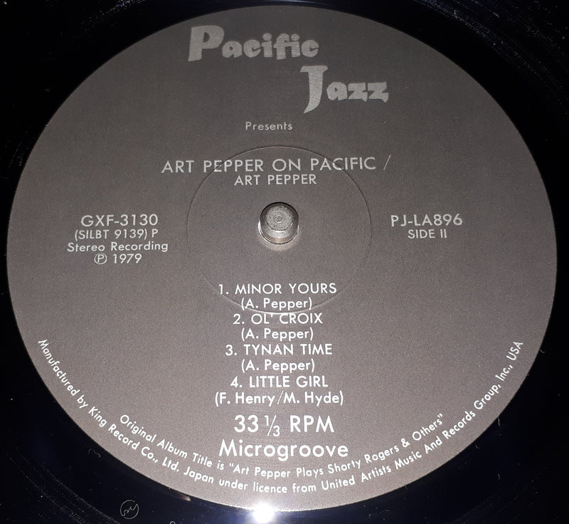 Art Pepper - On Pacific