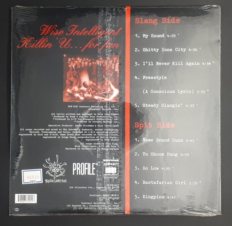 Wise Intelligent - Killin' U... For Fun (Sealed Vintage)