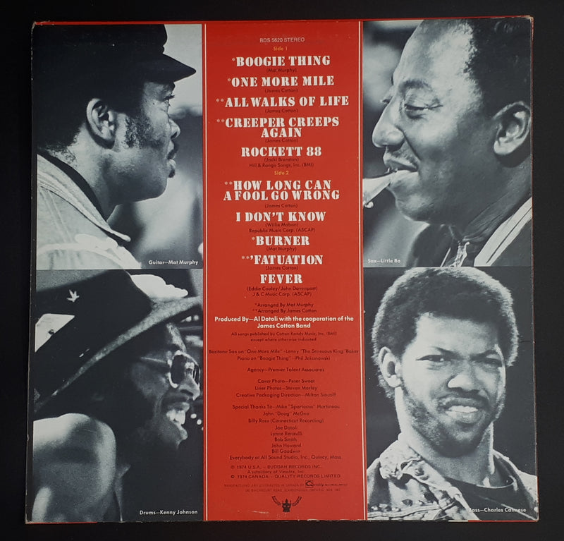 The James Cotton Band - 100% Cotton