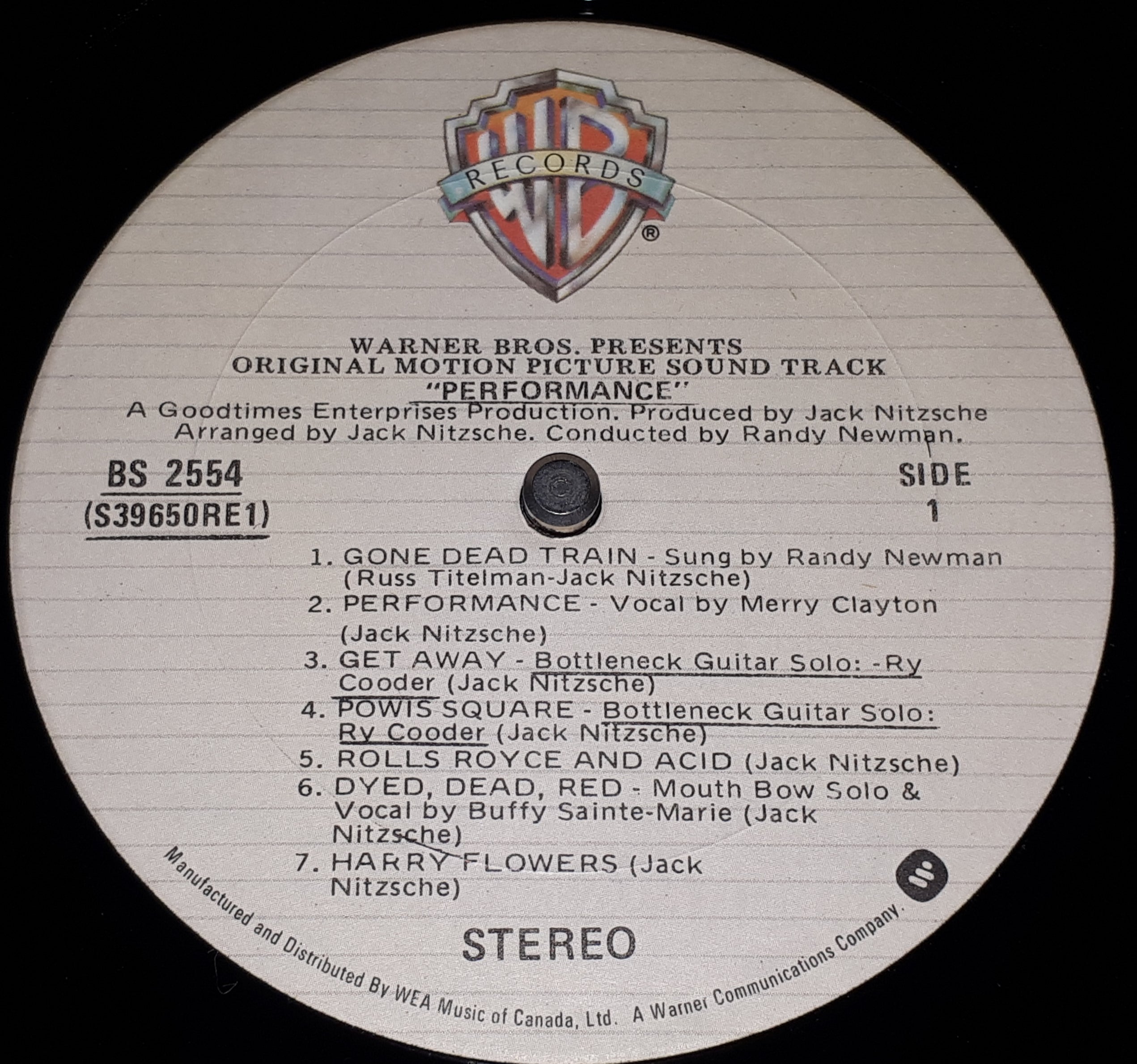 Various - Performance (Original Motion Picture Soundtrack)