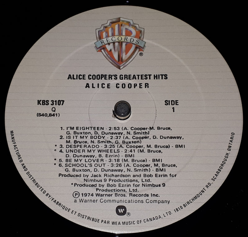 Alice Cooper - Alice Cooper's Greatest Hits