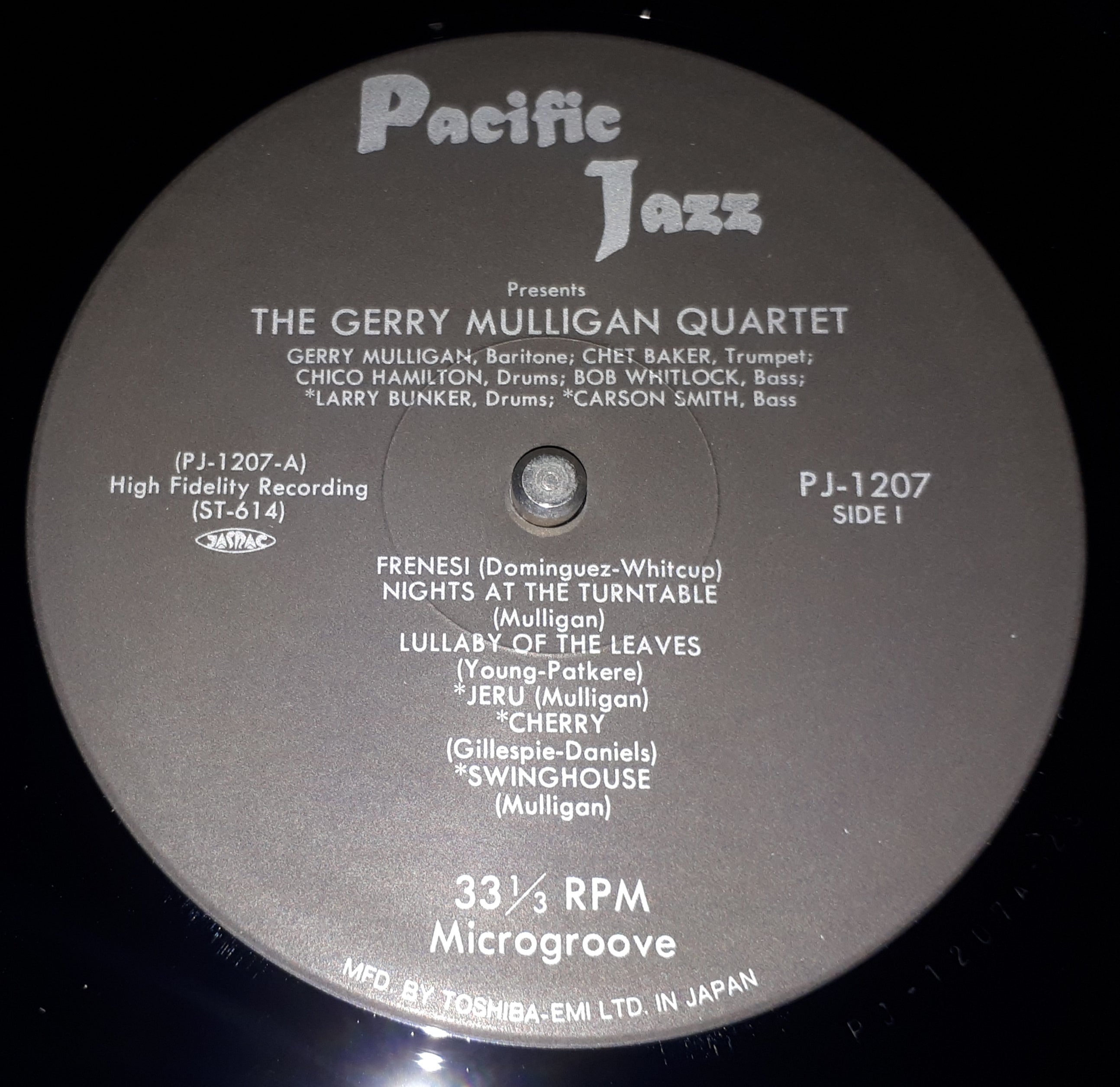 Gerry Mulligan Quartet Featuring Chet Baker - Gerry Mulligan Quartet
