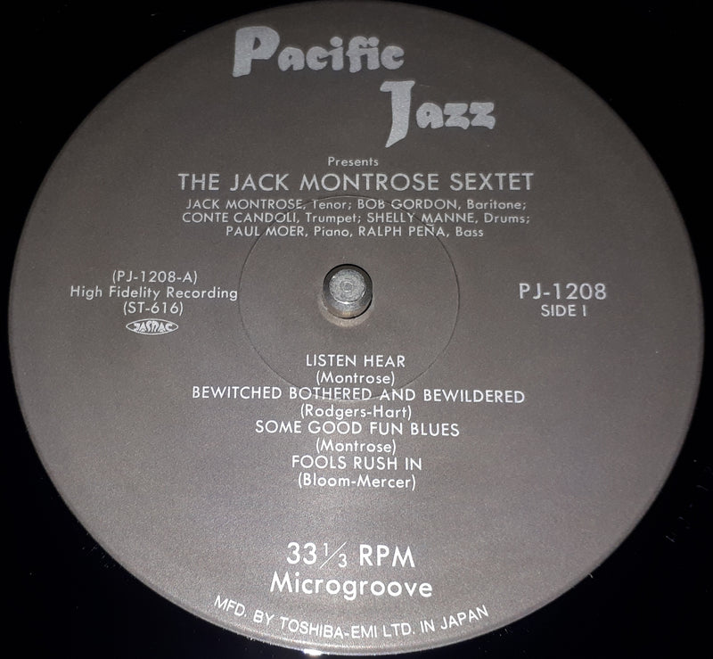 Jack Montrose Sextet - Jack Montrose Sextet