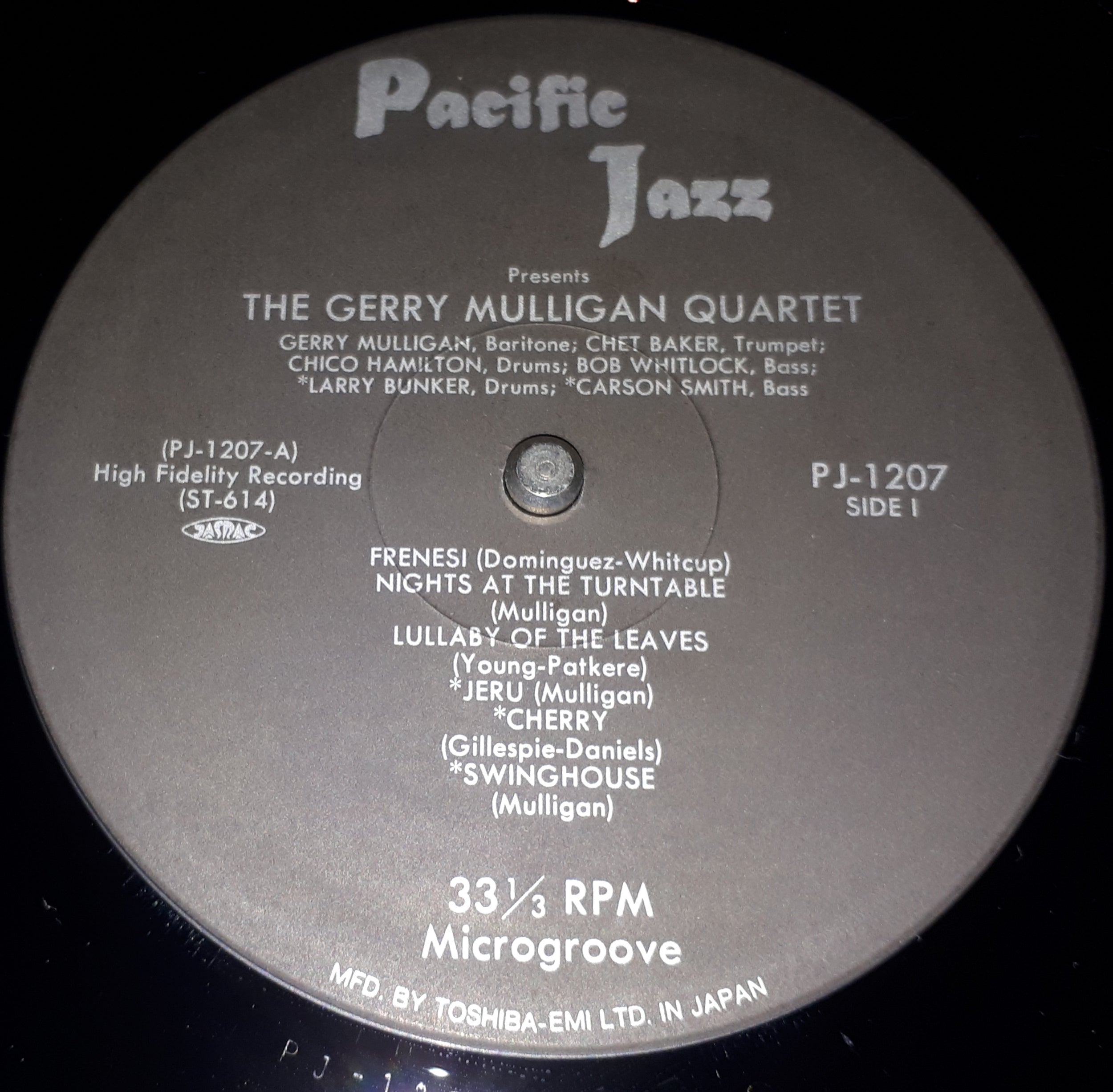Gerry Mulligan Quartet Featuring Chet Baker - Gerry Mulligan Quartet