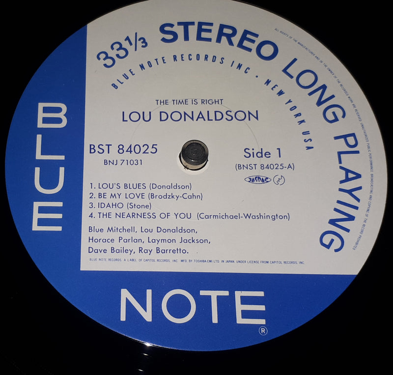 Lou Donaldson - The Time Is Right