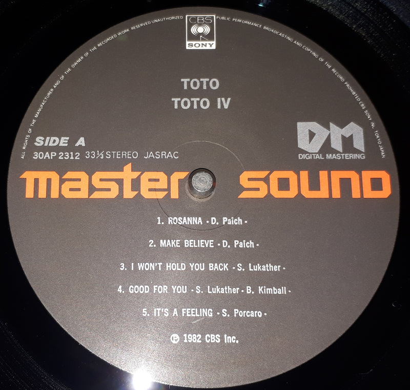 Toto - Toto IV (Mastersound)