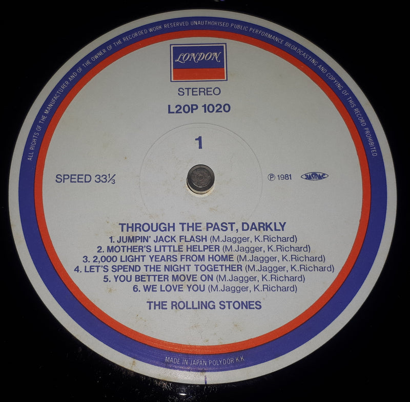 The Rolling Stones - Through The Past, Darkly (Big Hits Vol. 2) ** Sold **