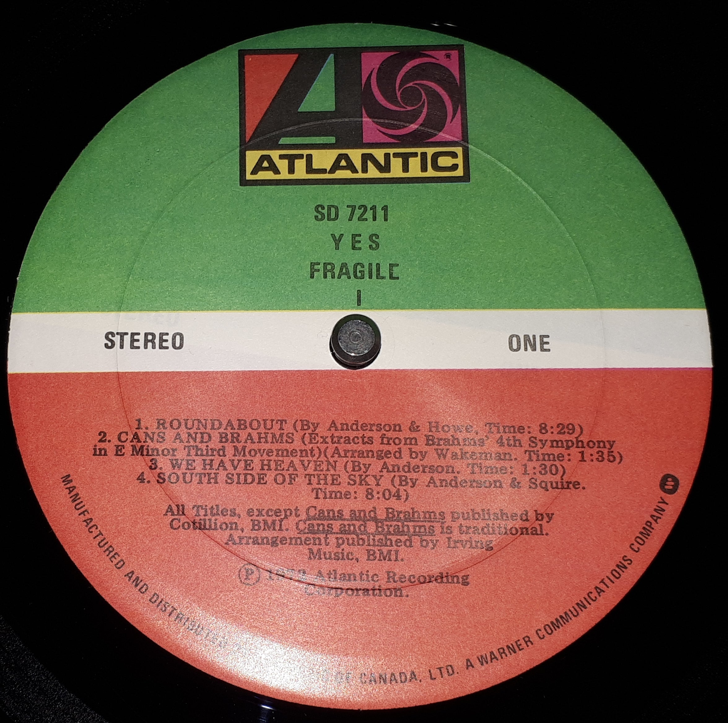 Yes - Fragile