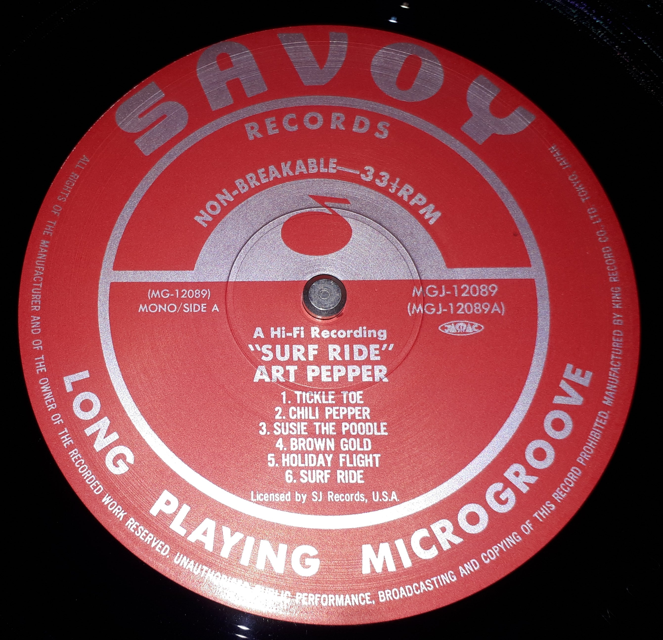 RVG 米　Art Pepper – Surf Ride MG 12089 Art Pepper – Surf Ride | Releases | Discogs
