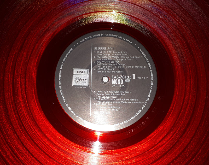 The Beatles -Rubber Soul (Red Vinyl)