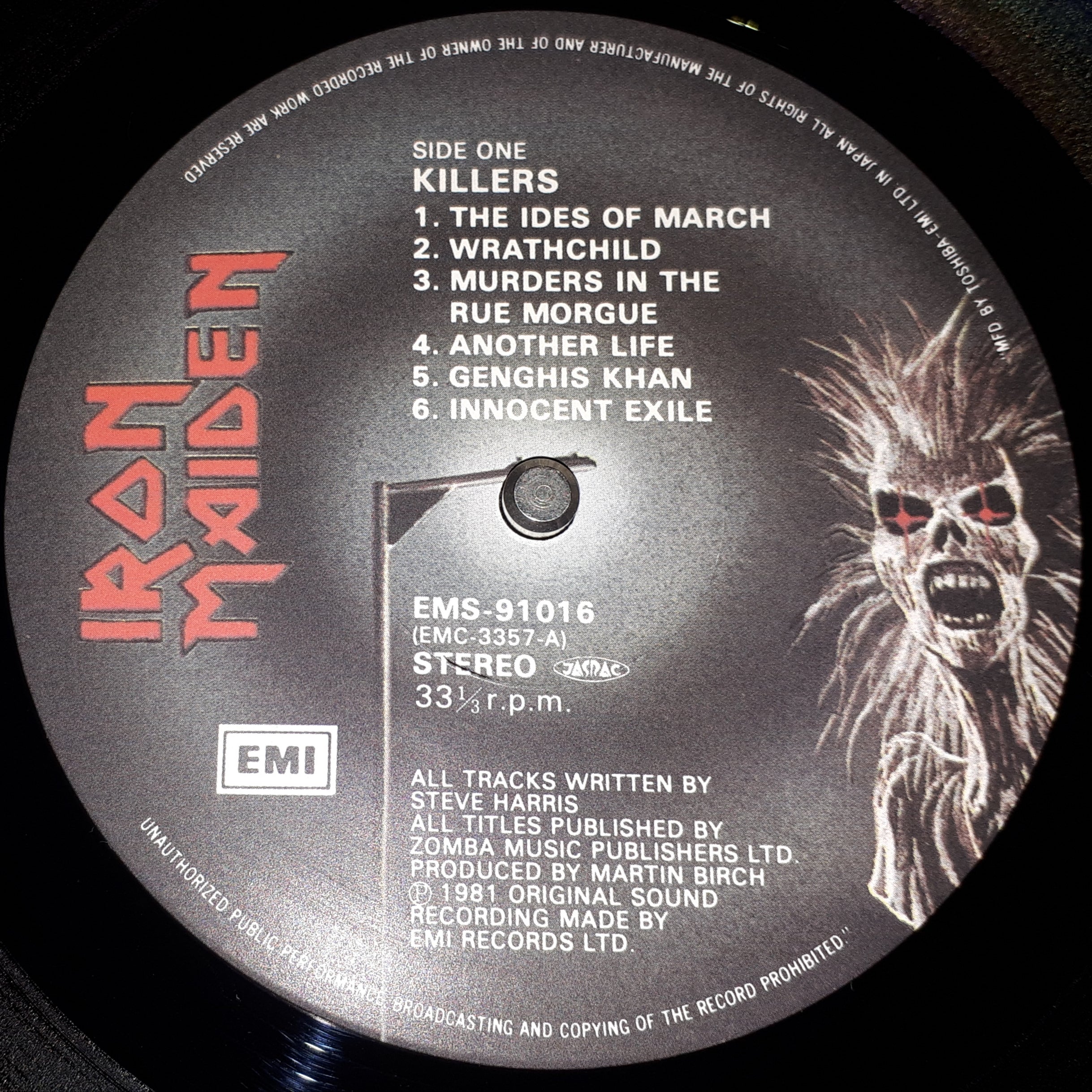 Iron Maiden - Killers ** Sold **