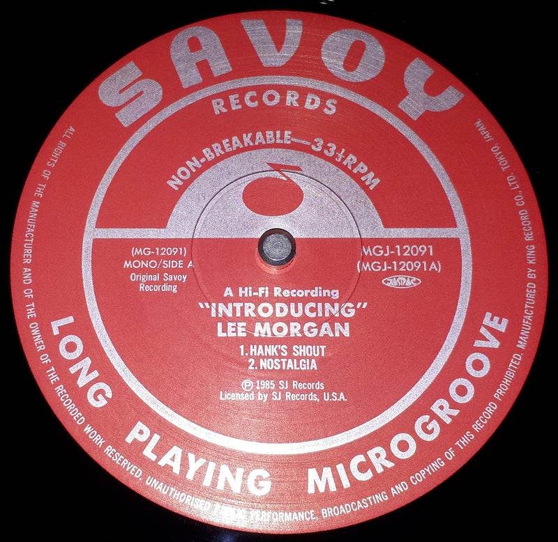 Lee Morgan With The Hank Mobley Quintet - Introducing Lee Morgan