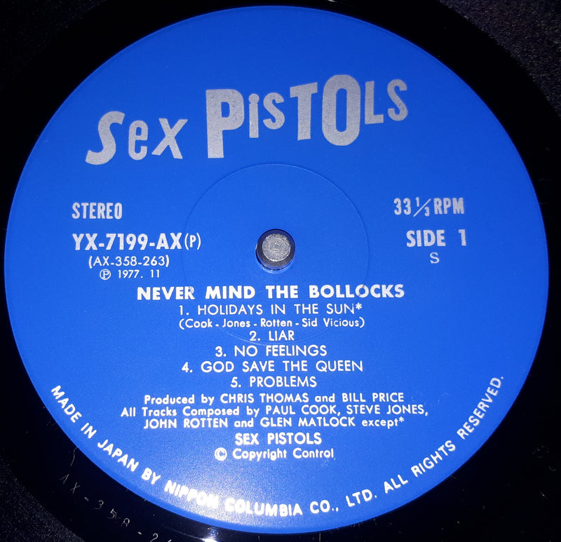 Sex Pistols - Never Mind The Bollocks Here's The Sex Pistols  勝手にしやがれ