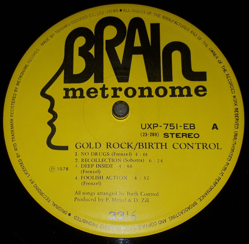 Birth Control - Gold Rock