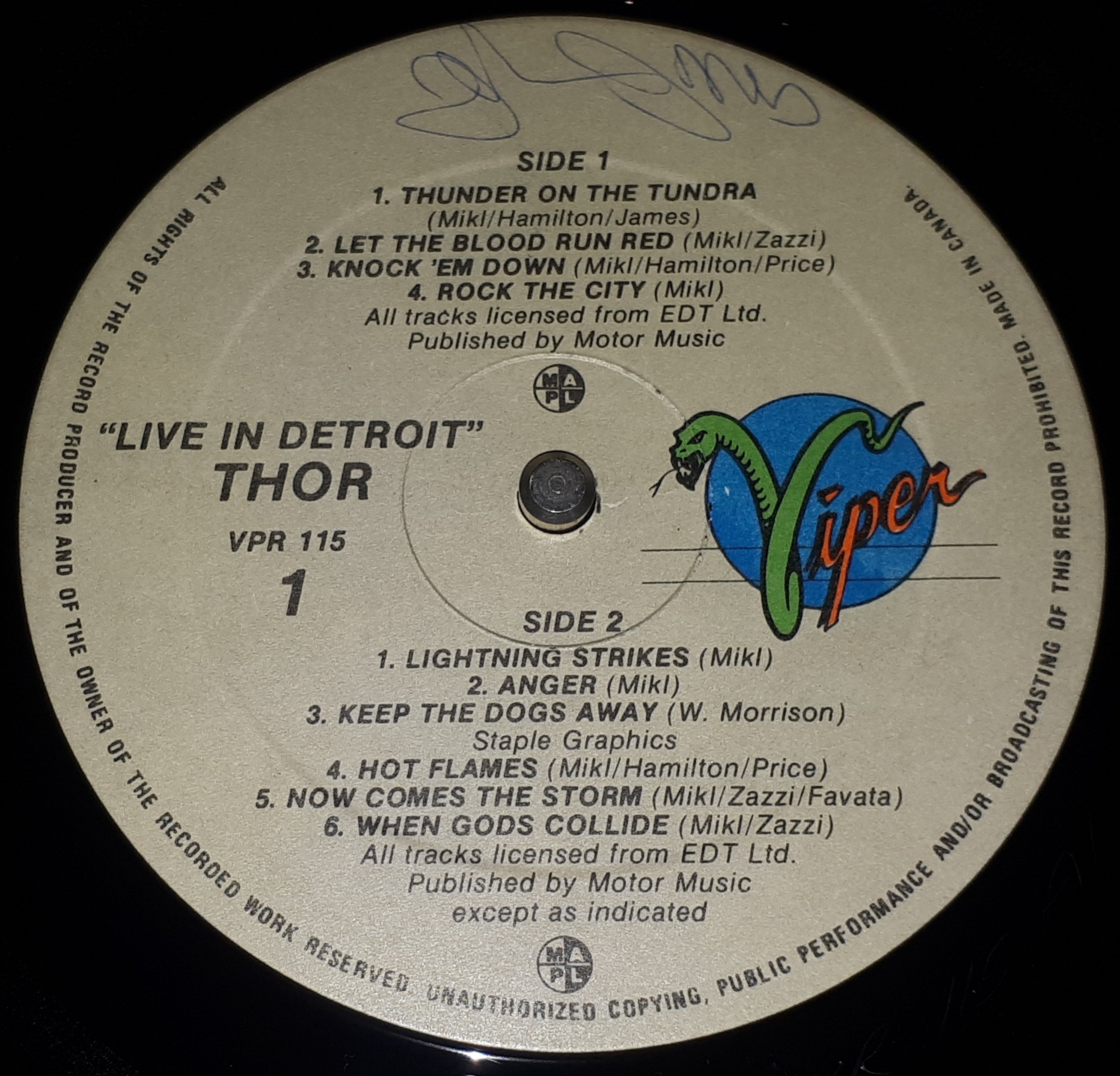 Thor - Live In Detroit
